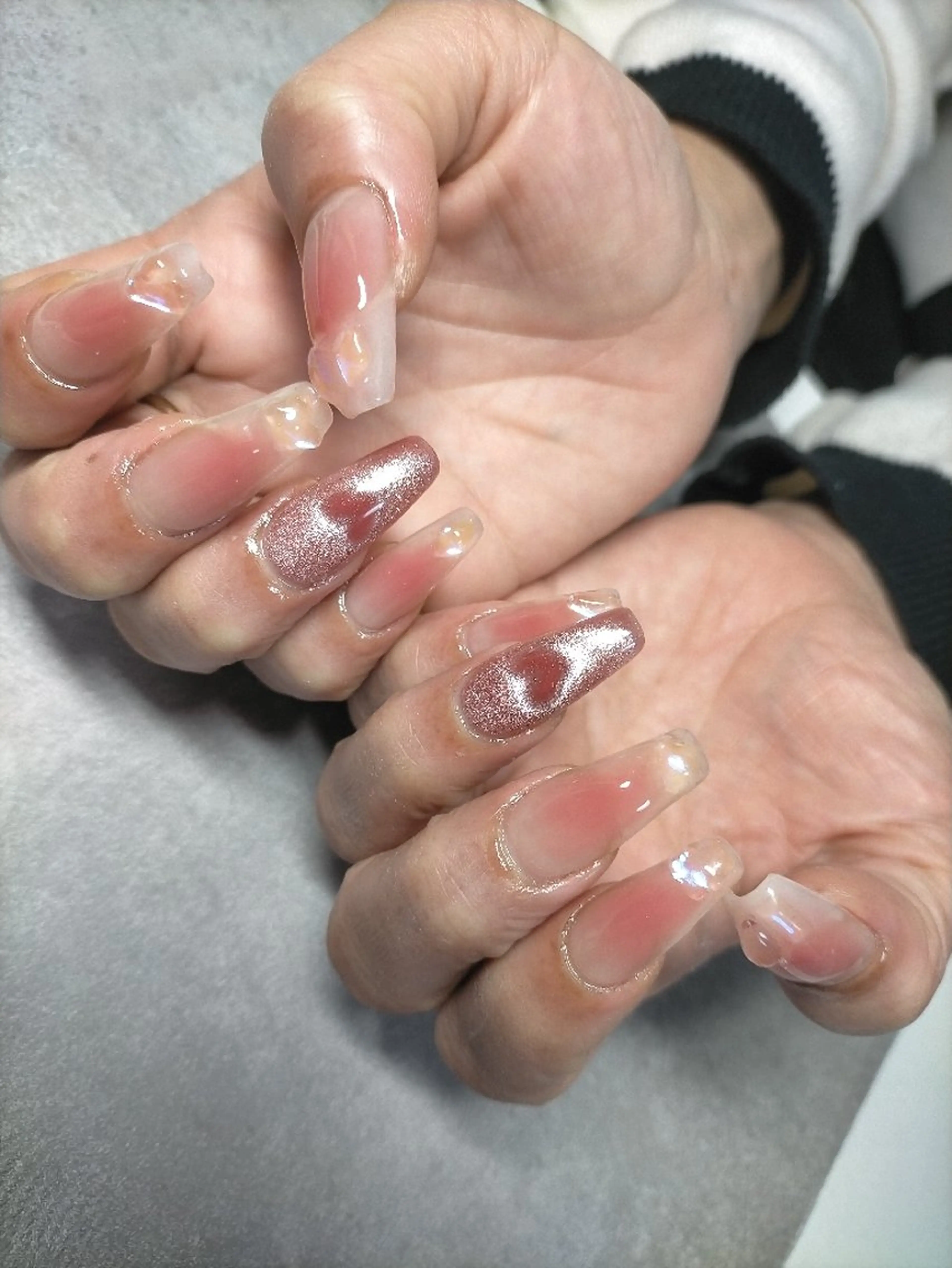 ネイル yu-a  スカルプ ネイルのネイルデザイン