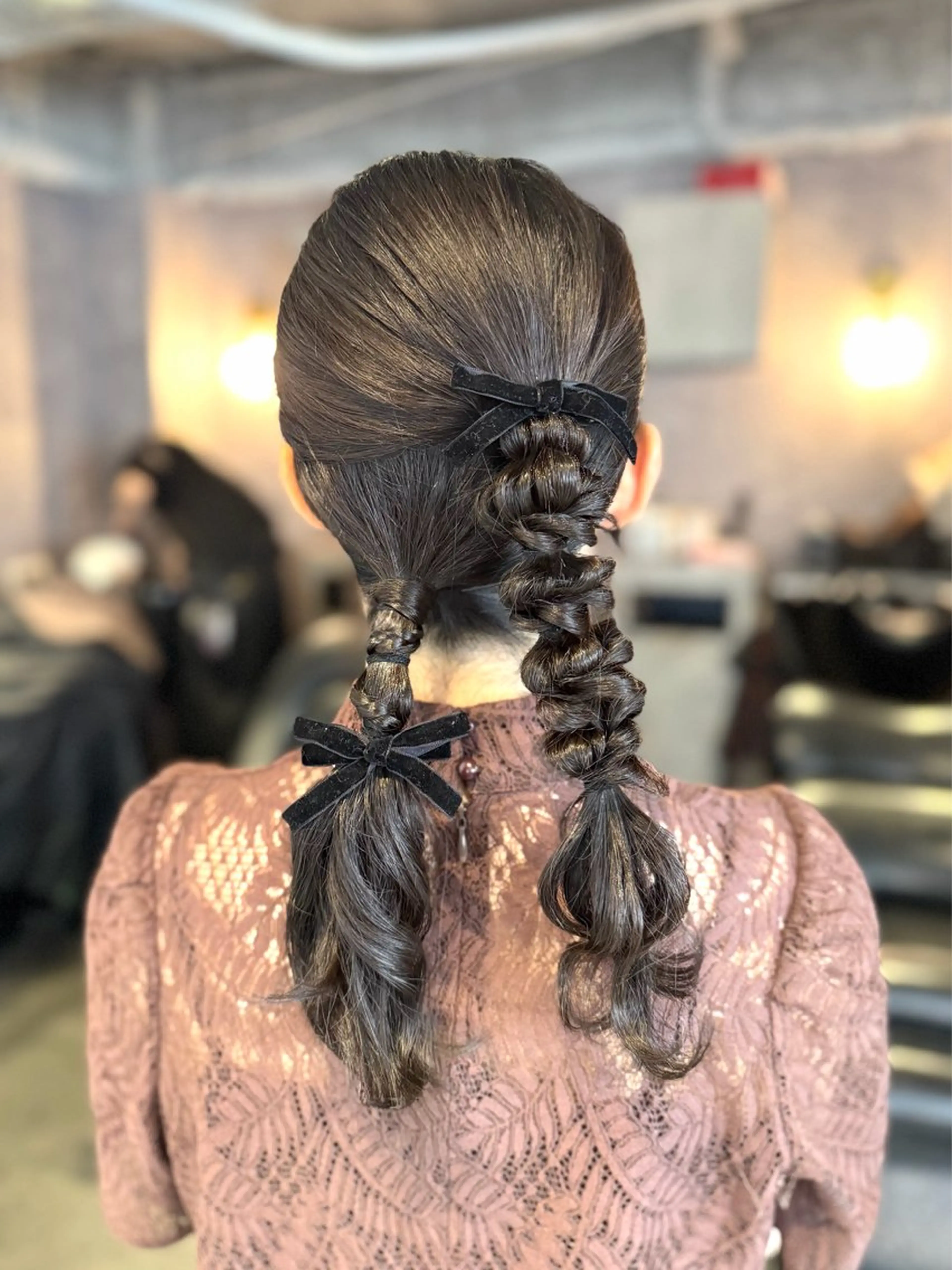 ロング ヘアアレンジ ヘアセット 🩶鈴木茉奈🩶艶髪 /透明感/暖色カラーのヘアスタイル