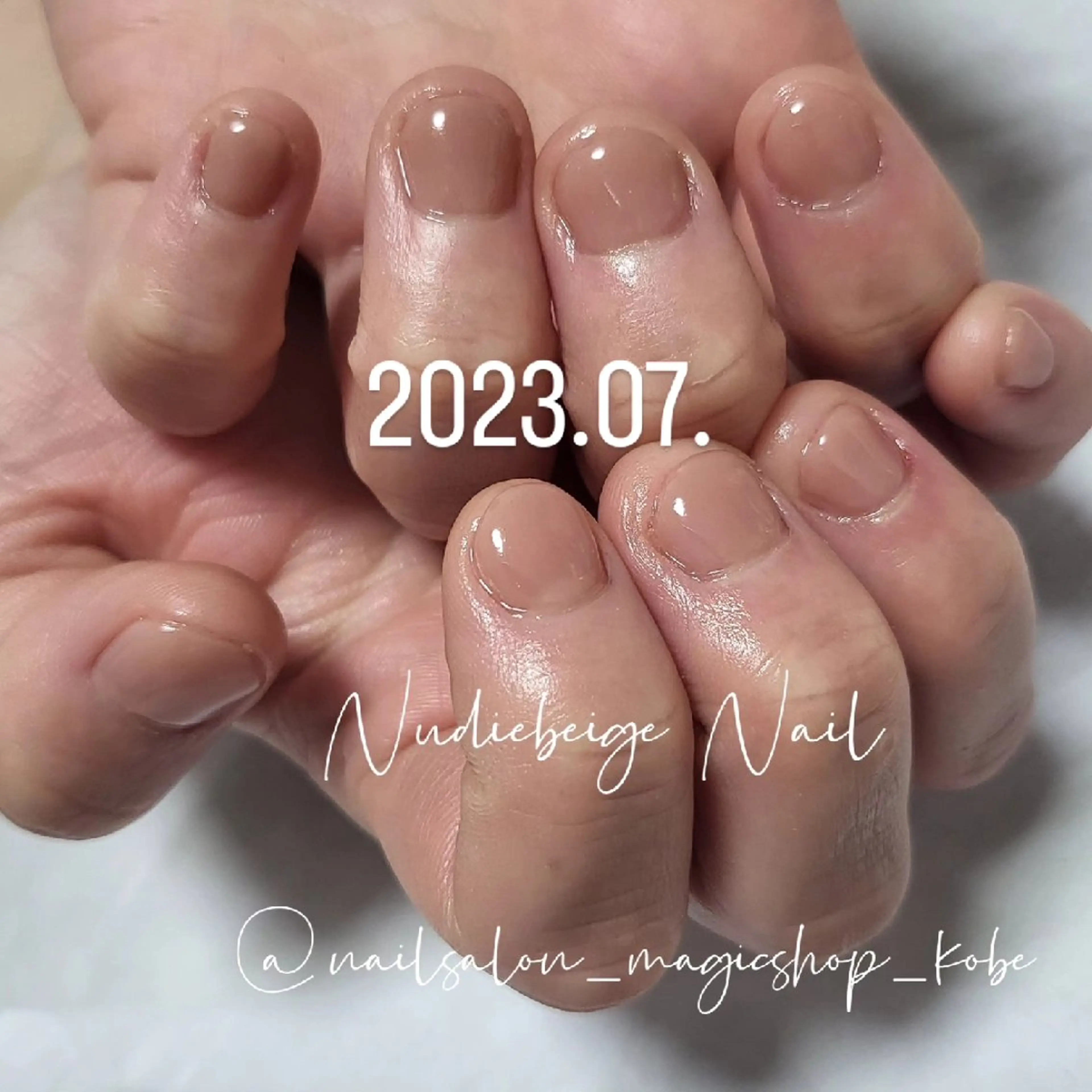 ネイル ジェルネイル ワンカラーネイル ソフトジェル ハンドネイル Nailsalon MagicShopのネイルデザイン