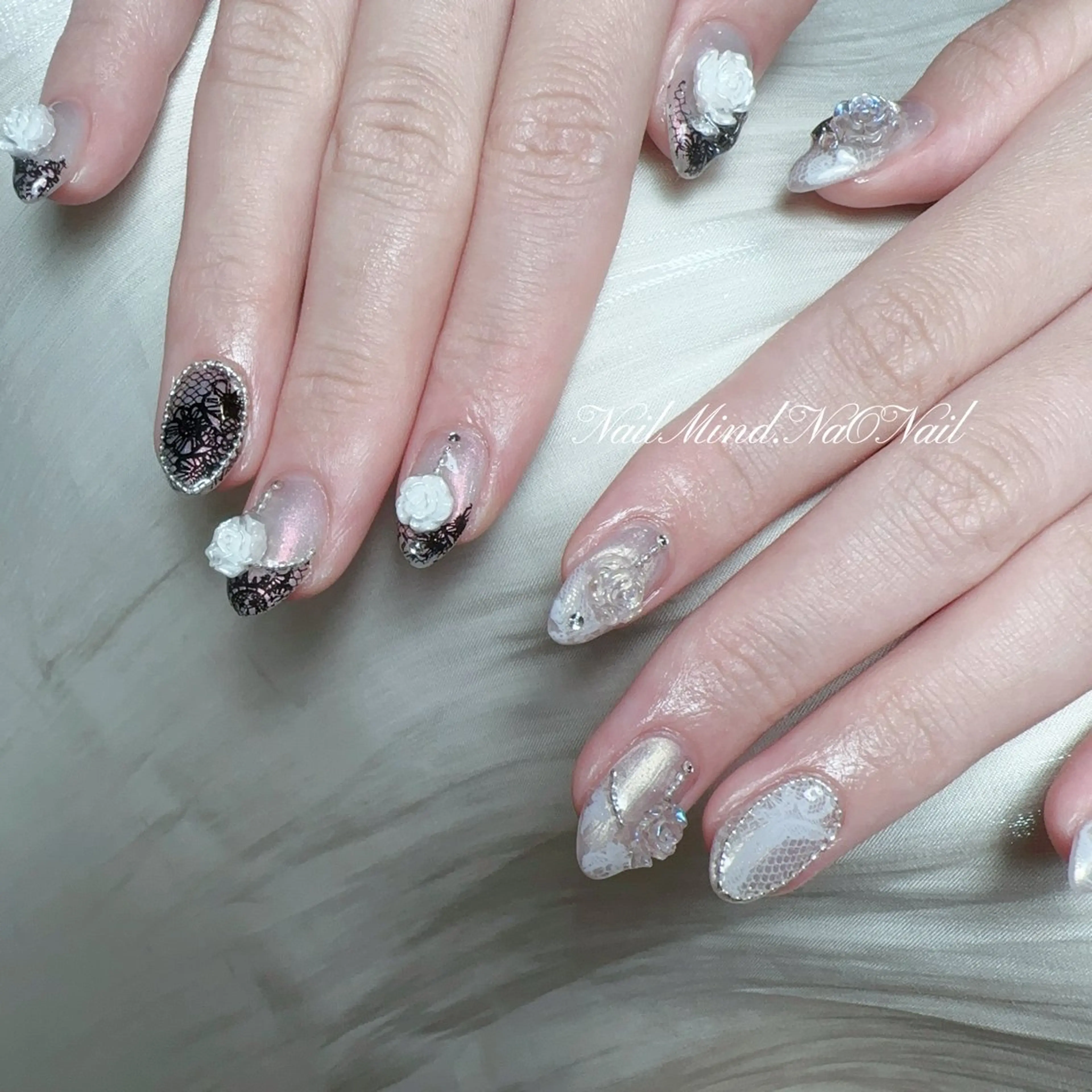ネイル レース ハンドネイル Nail Mind (NaONail）のネイルデザイン