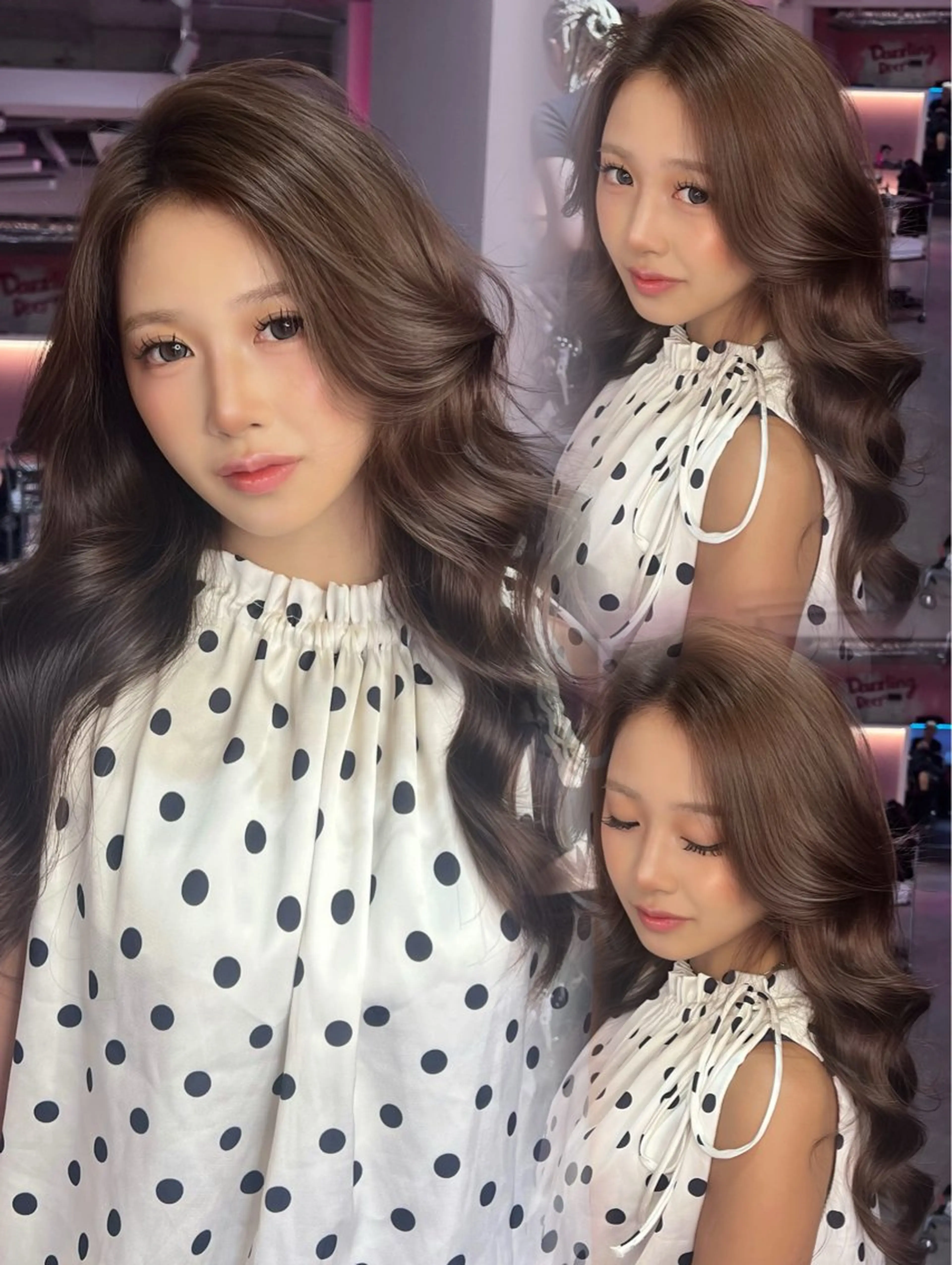 セミロング sara/名古屋 ／ハイトーンのヘアスタイル