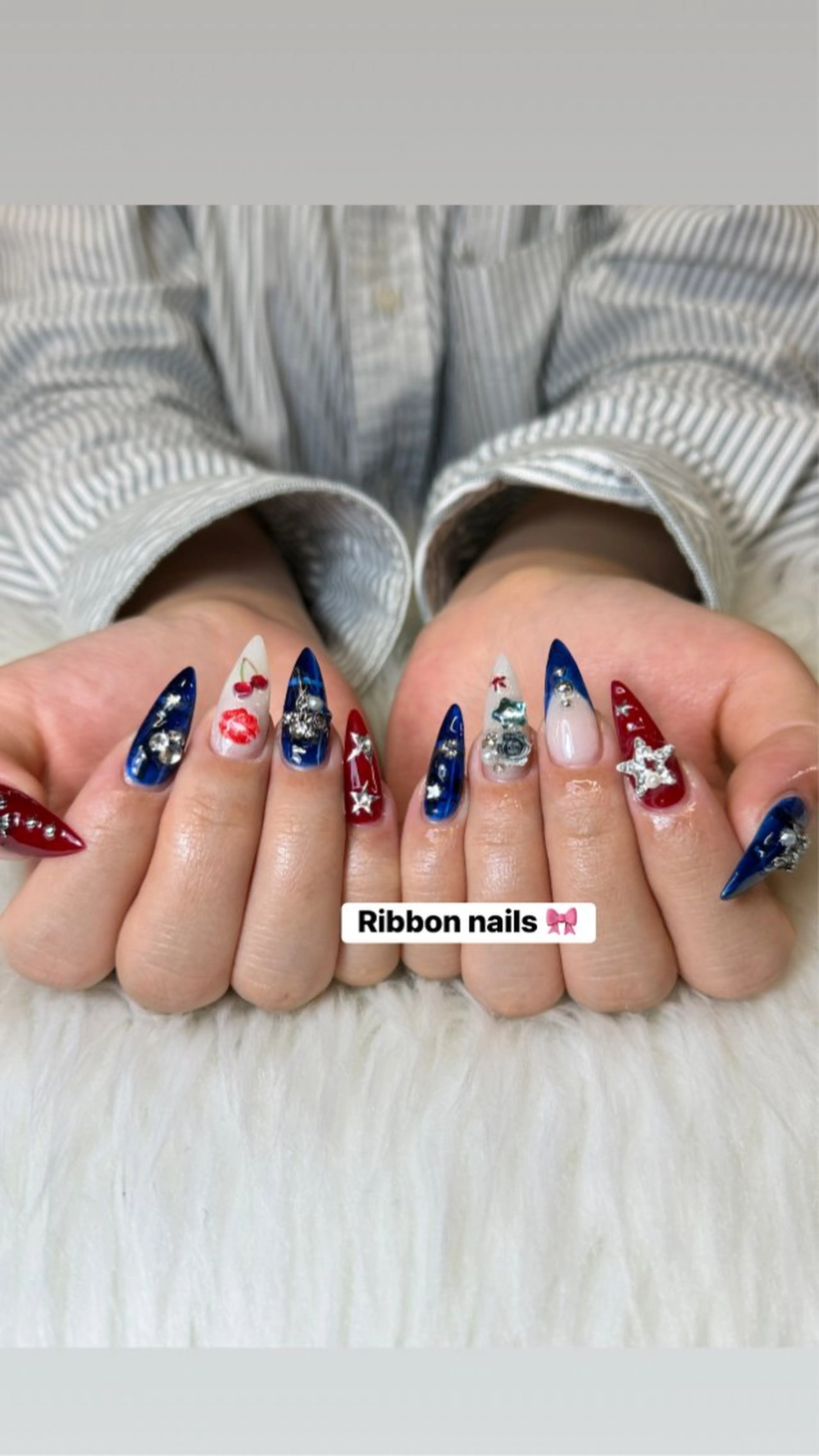 ネイル アートネイル スカルプネイル ストーンネイル ネイルチップ ハンドネイル NiJi Nailsのネイルデザイン