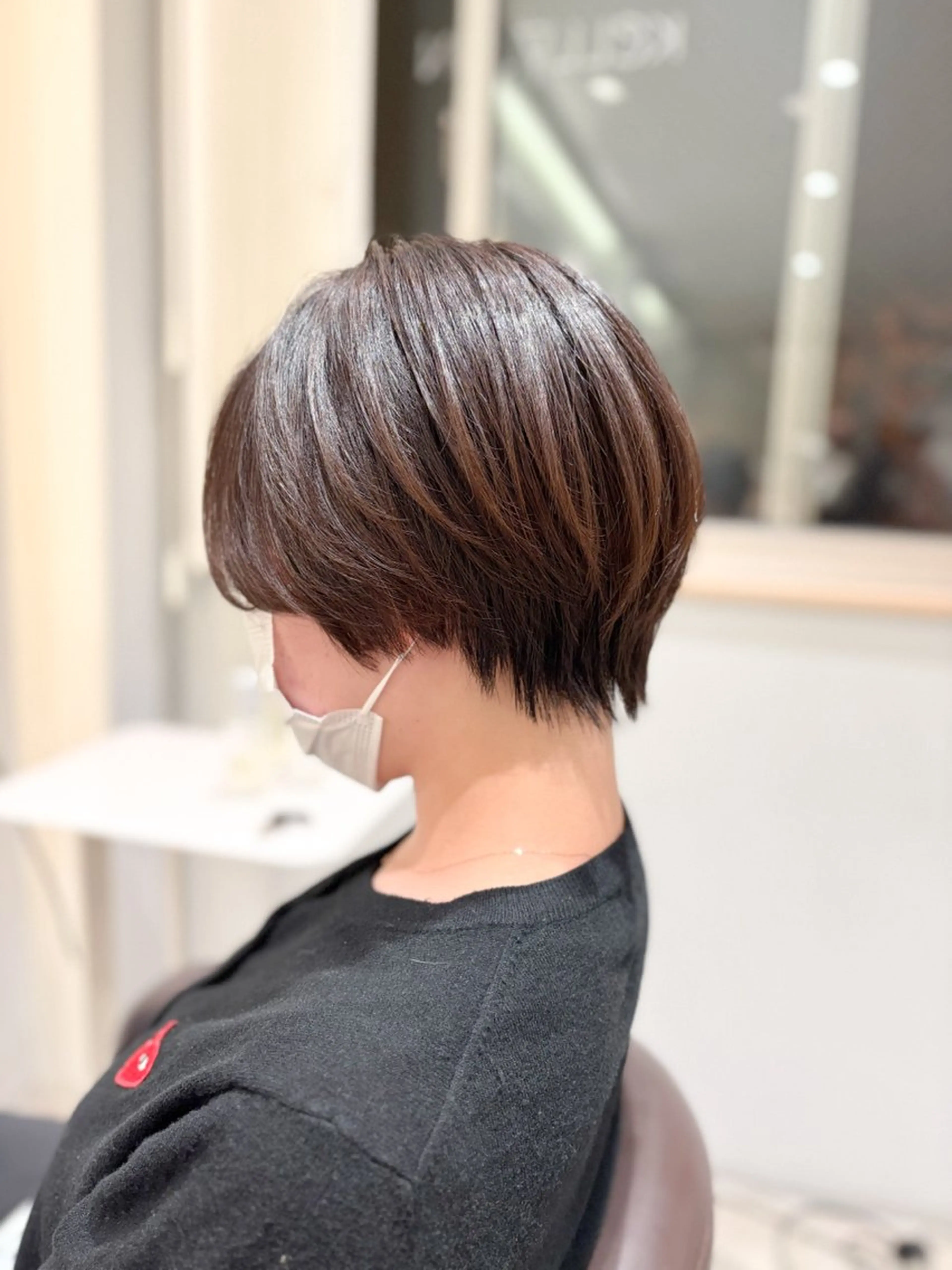 ショート 落合 美穂のヘアスタイル