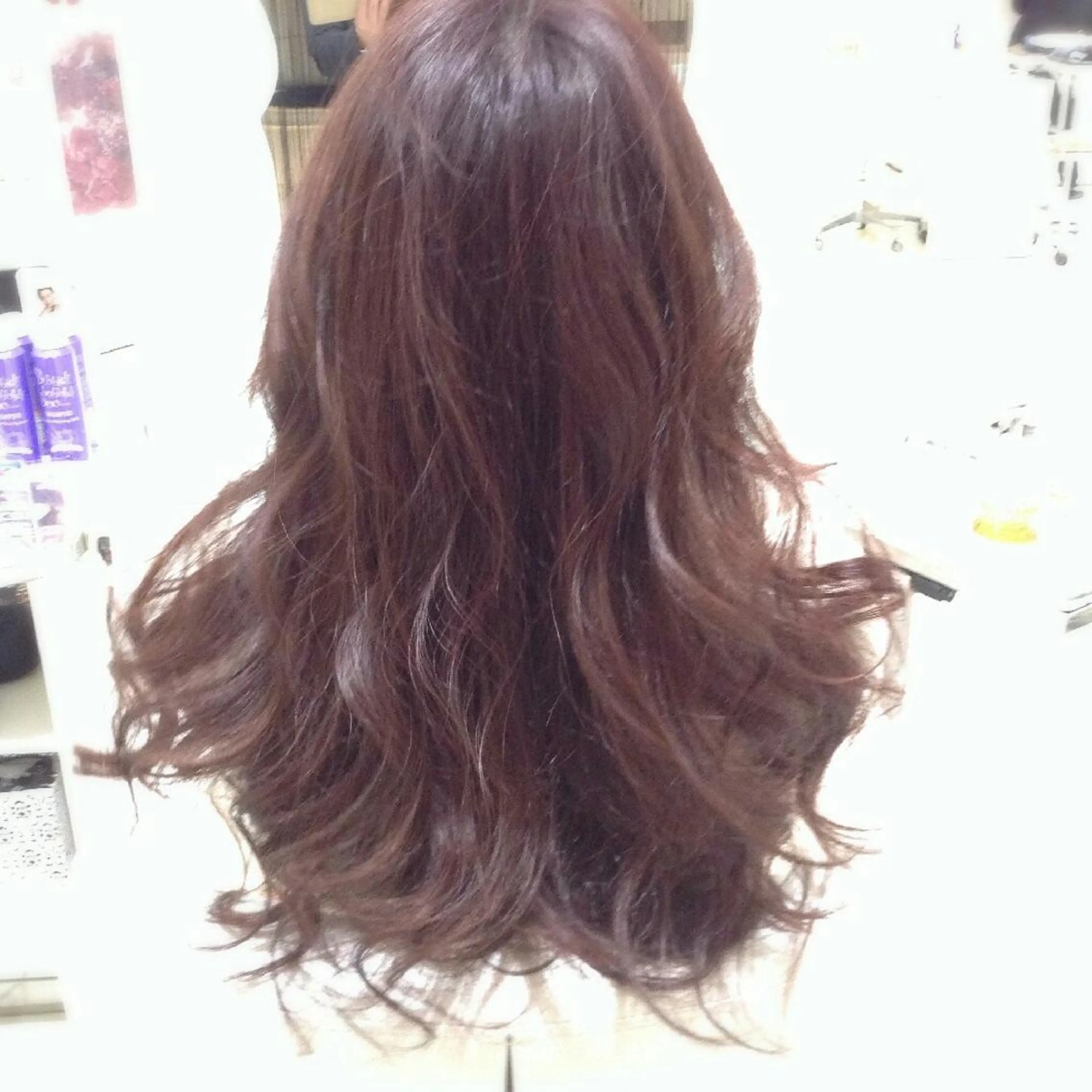 ロング カット ヘアカラー 縮毛矯正 トリートメント 上田 篤史のヘアスタイル