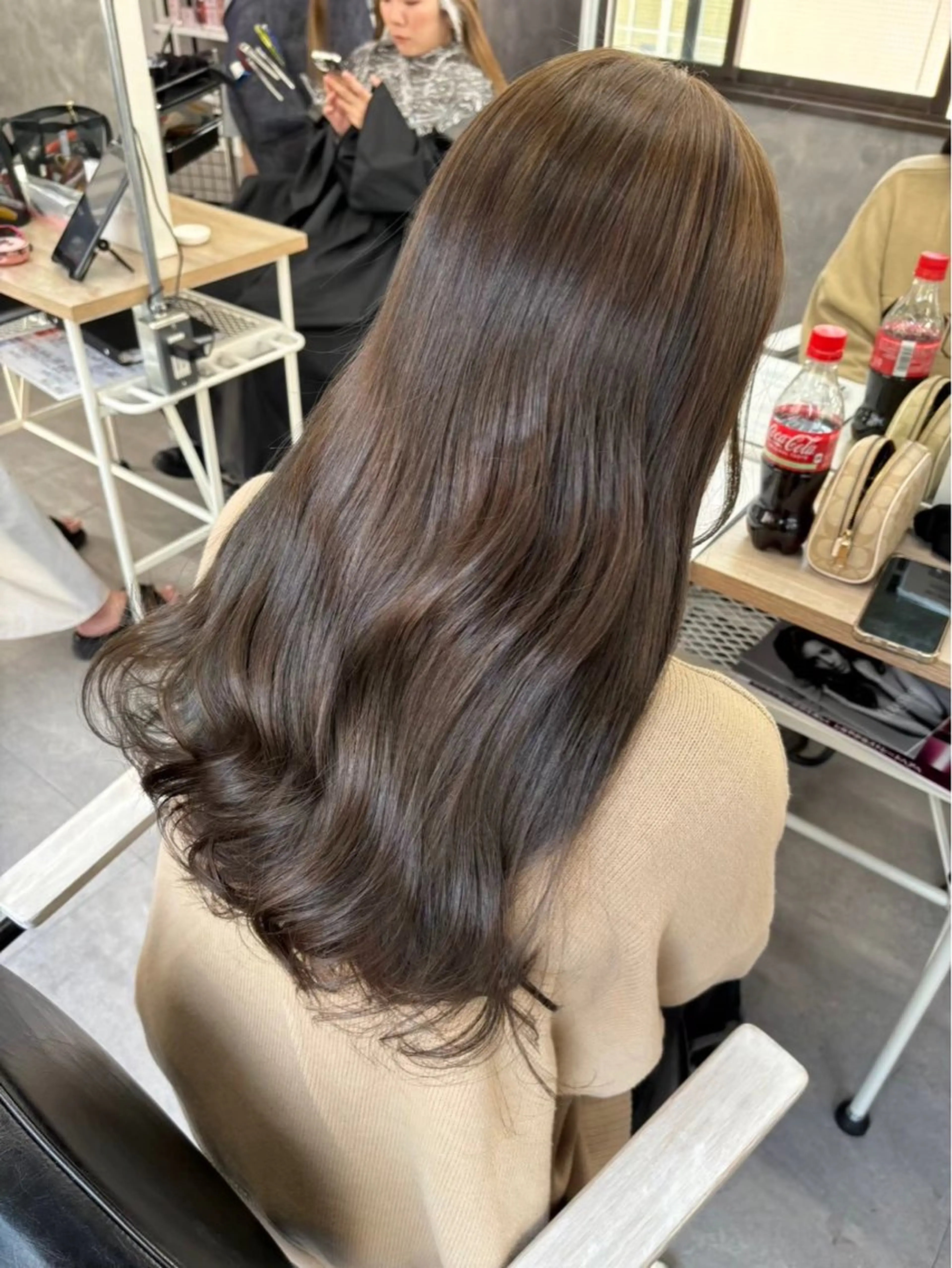 ロング ヘアカラー トリートメント カラー🌈/カット /栄/misa👻のヘアスタイル