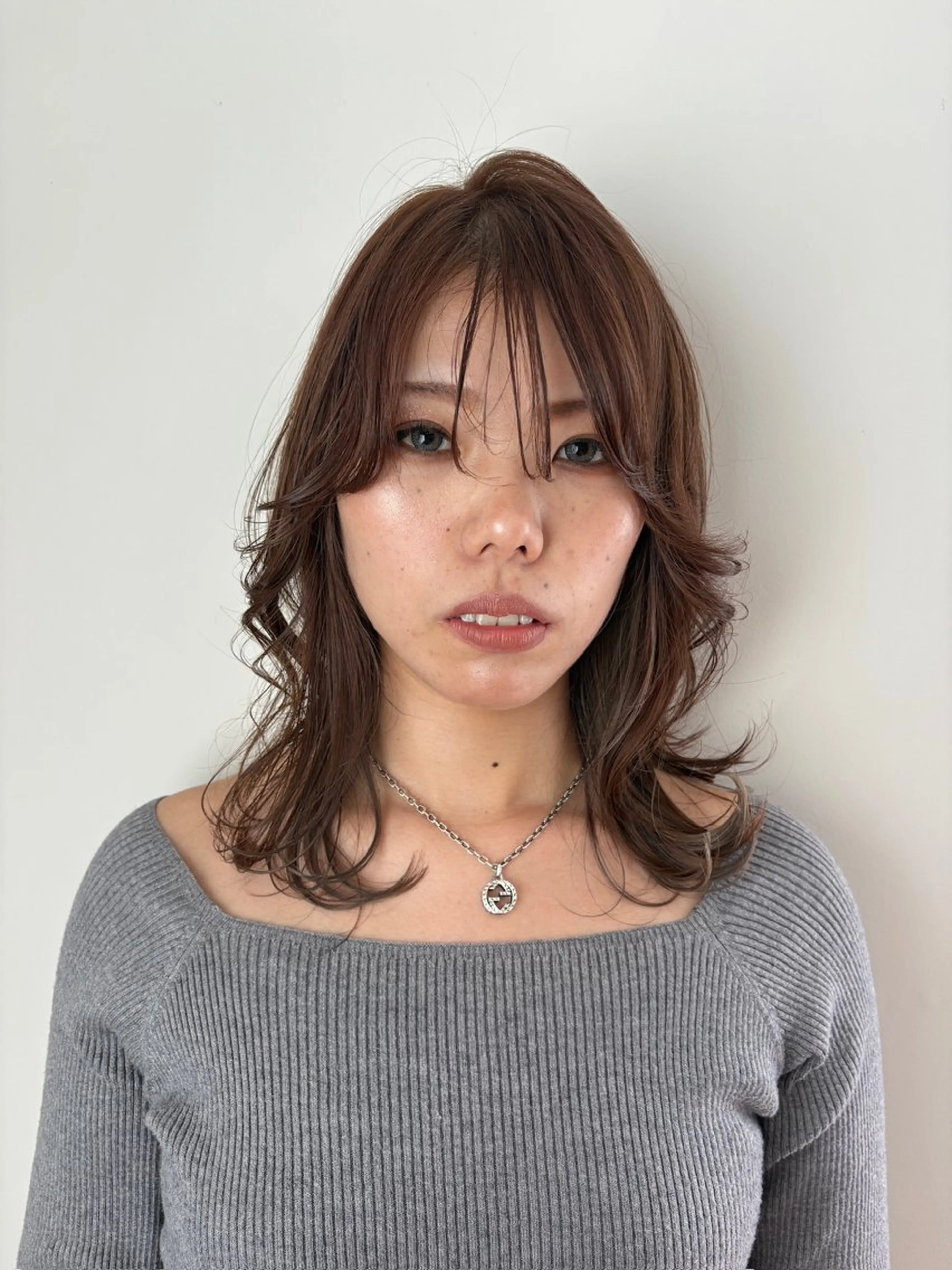ミディアム いりえ しゃけのヘアスタイル