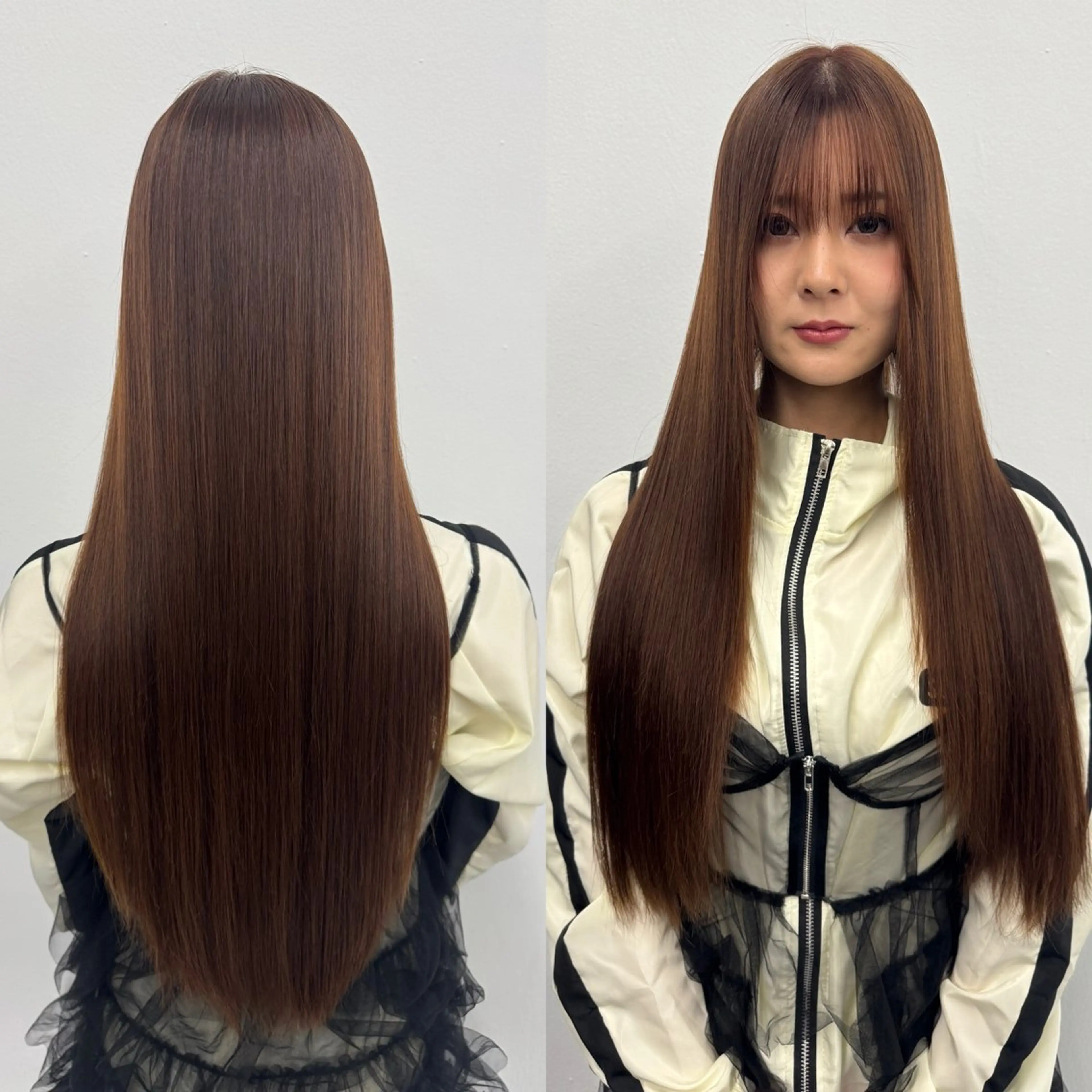 ロング 縮毛矯正 本間里利果/カット・ カラーモデル募集中✨のヘアスタイル