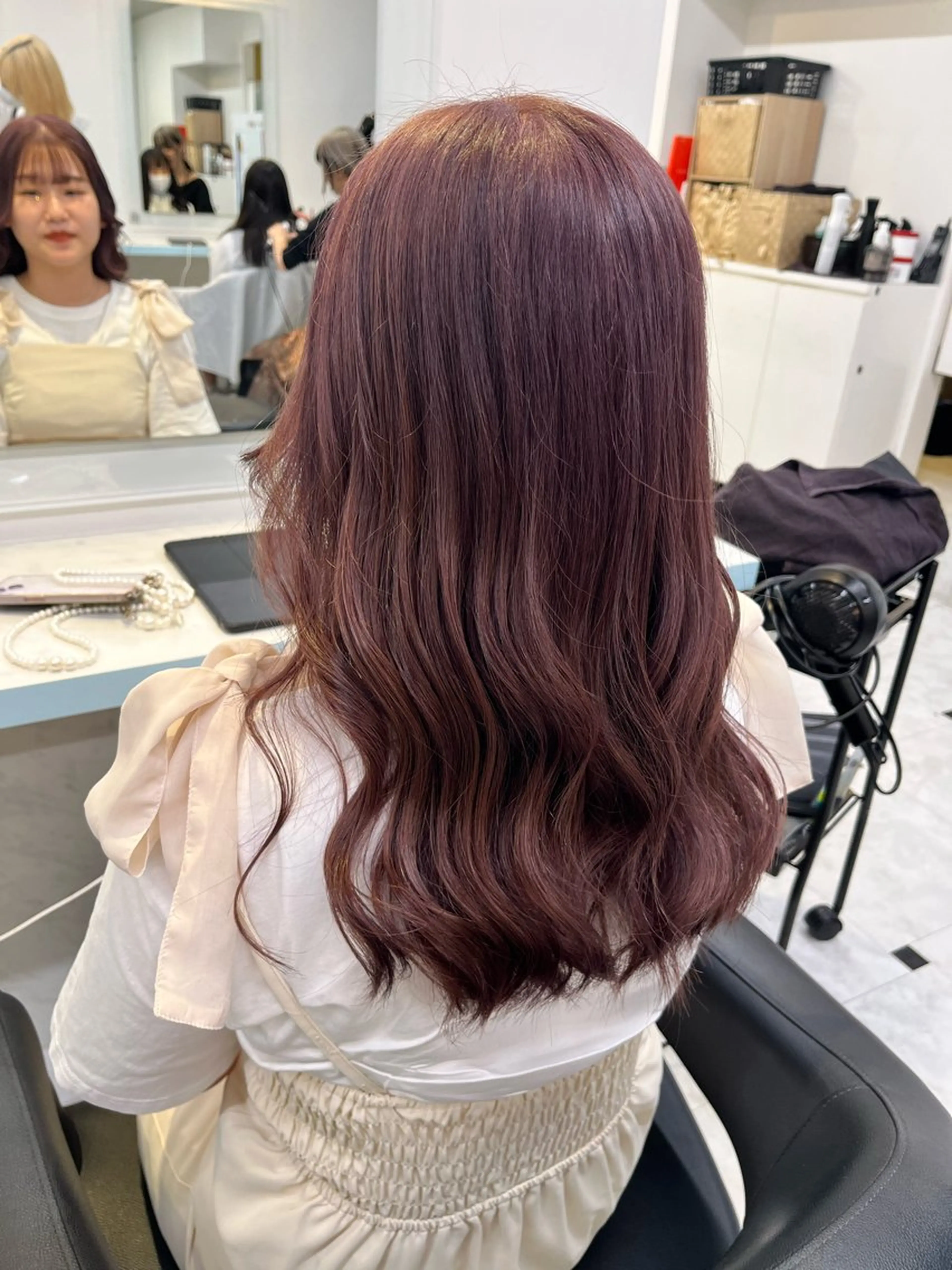 セミロング カラー ヘアアレンジ ヘアカラー トリートメント 愛されカラー🩷 はるなのヘアスタイル