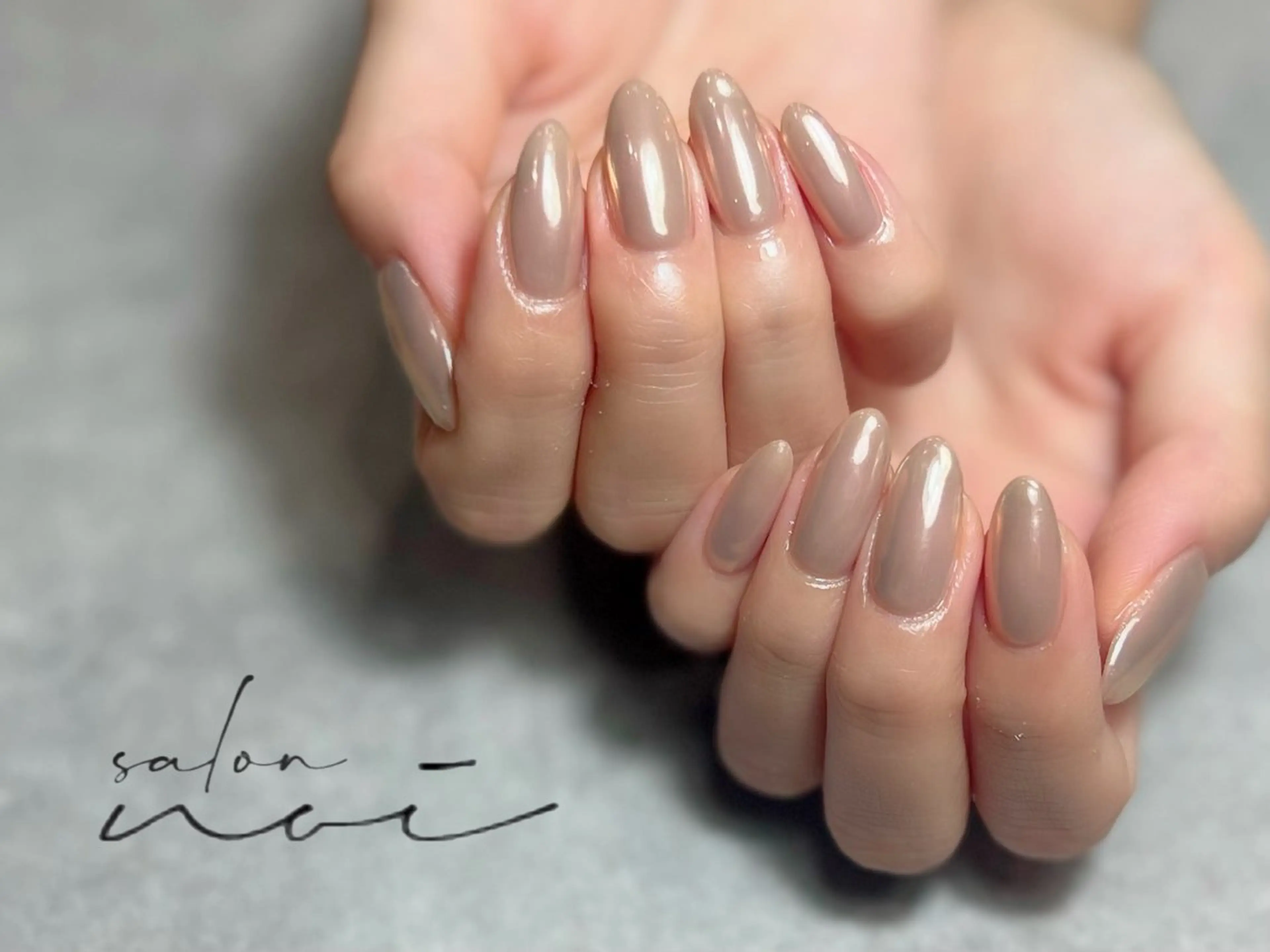 ネイル ミラーネイル ハンドネイル salon noiのネイルデザイン