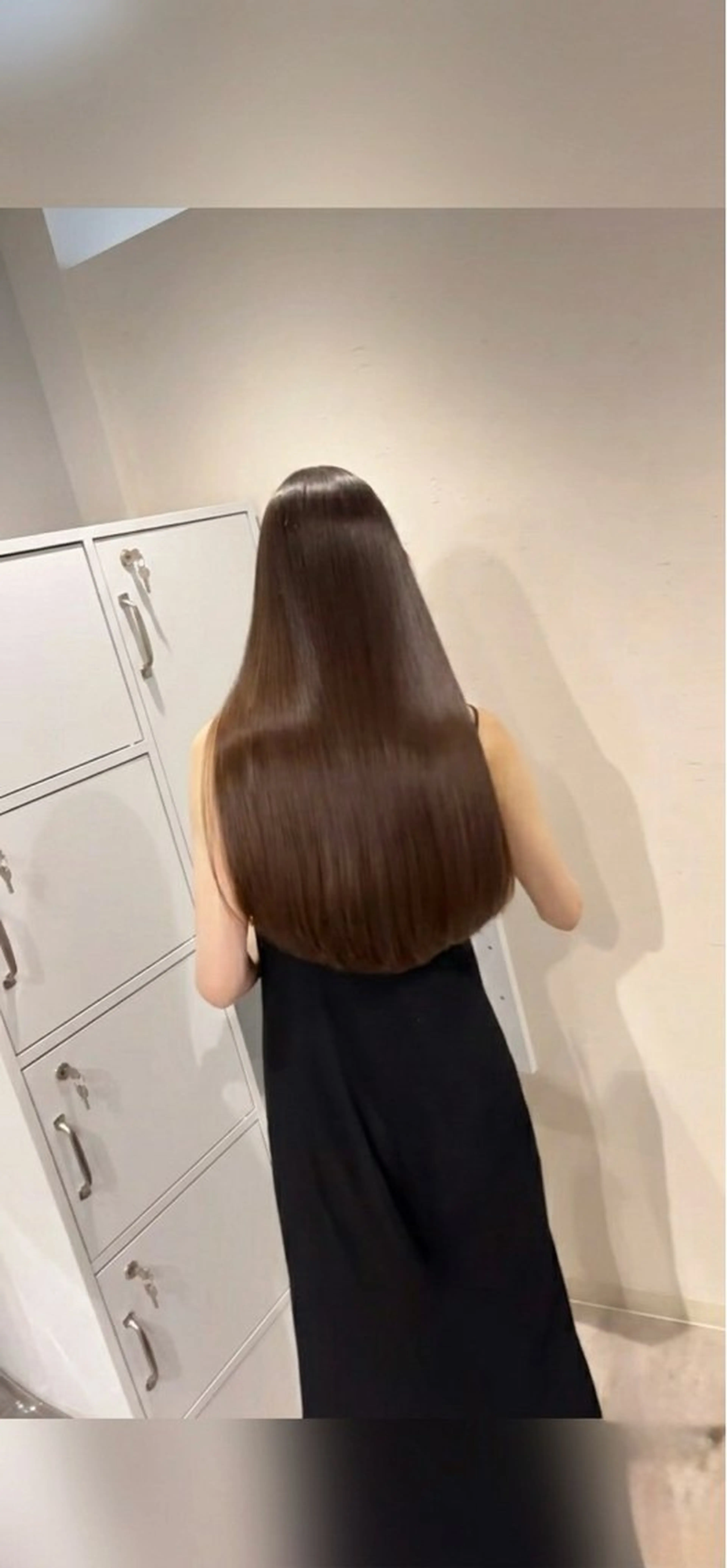 ロング カット 縮毛矯正 ⭕️縮毛矯正×艶髪 /賀川サトシ⭕️のヘアスタイル