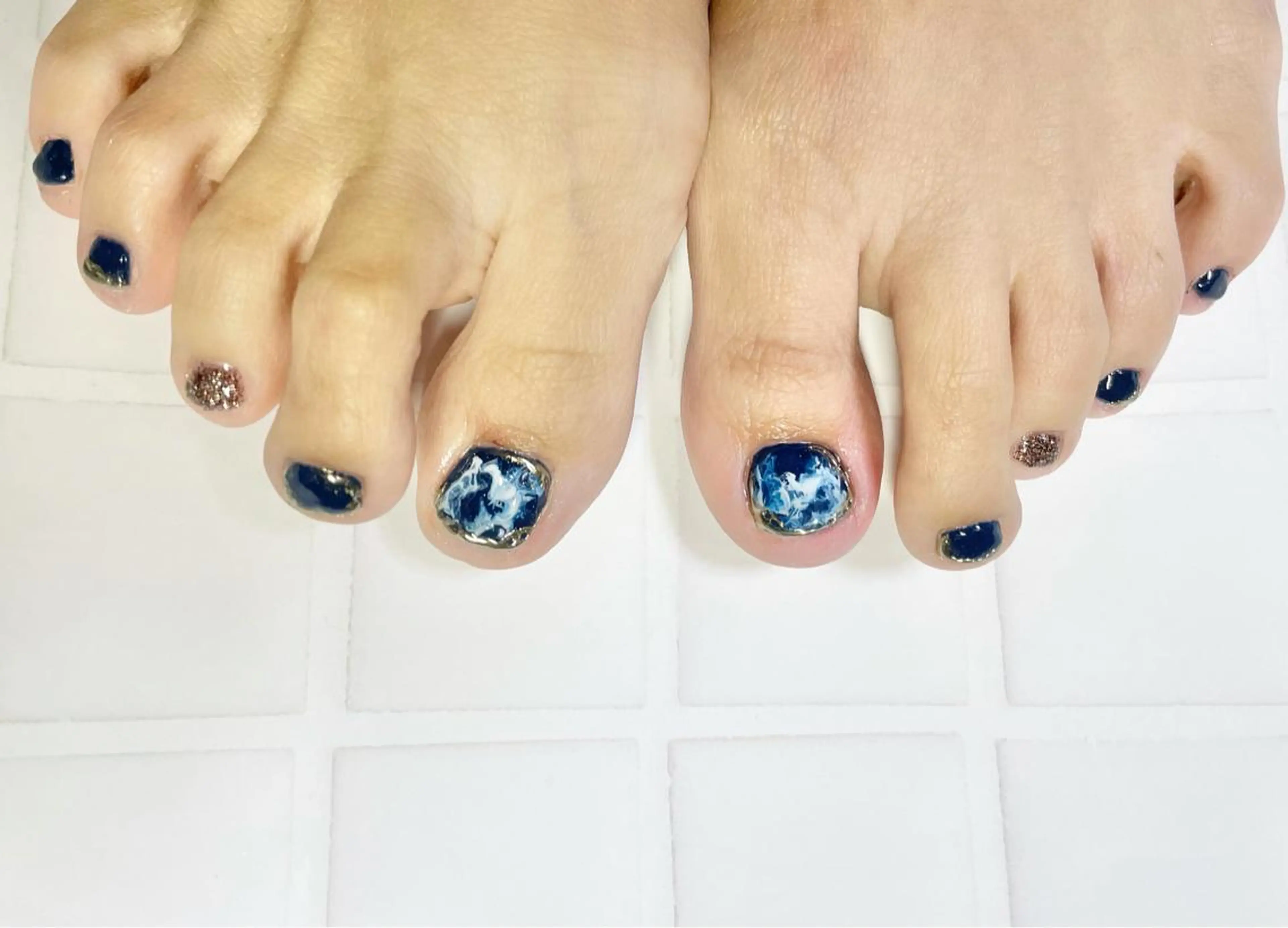 ネイル アートネイル ミラーネイル Y's nailのネイルデザイン