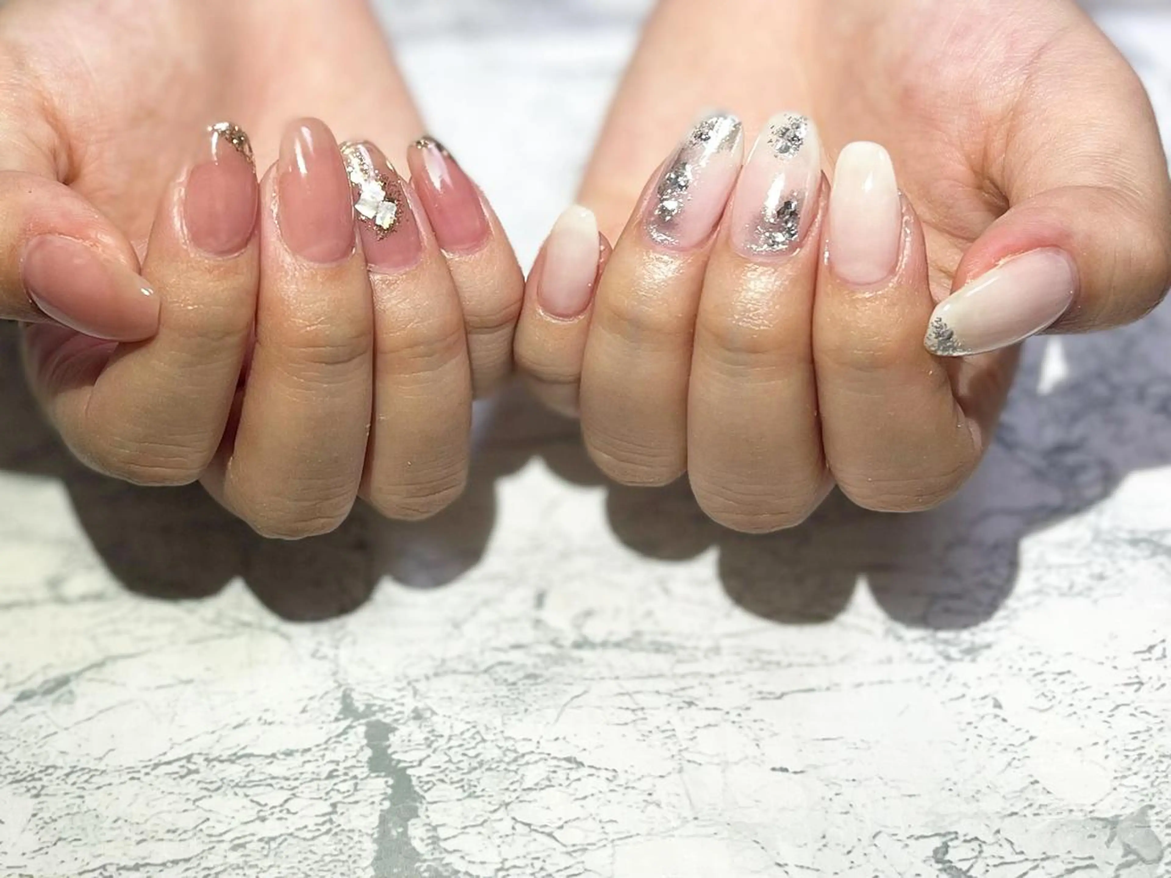 ネイル フットネイル ニュアンスネイル シンプルネイル 春ネイル 夏ネイル ネイル フフラ所属・nail fufla ♡yamane♡のネイルデザイン