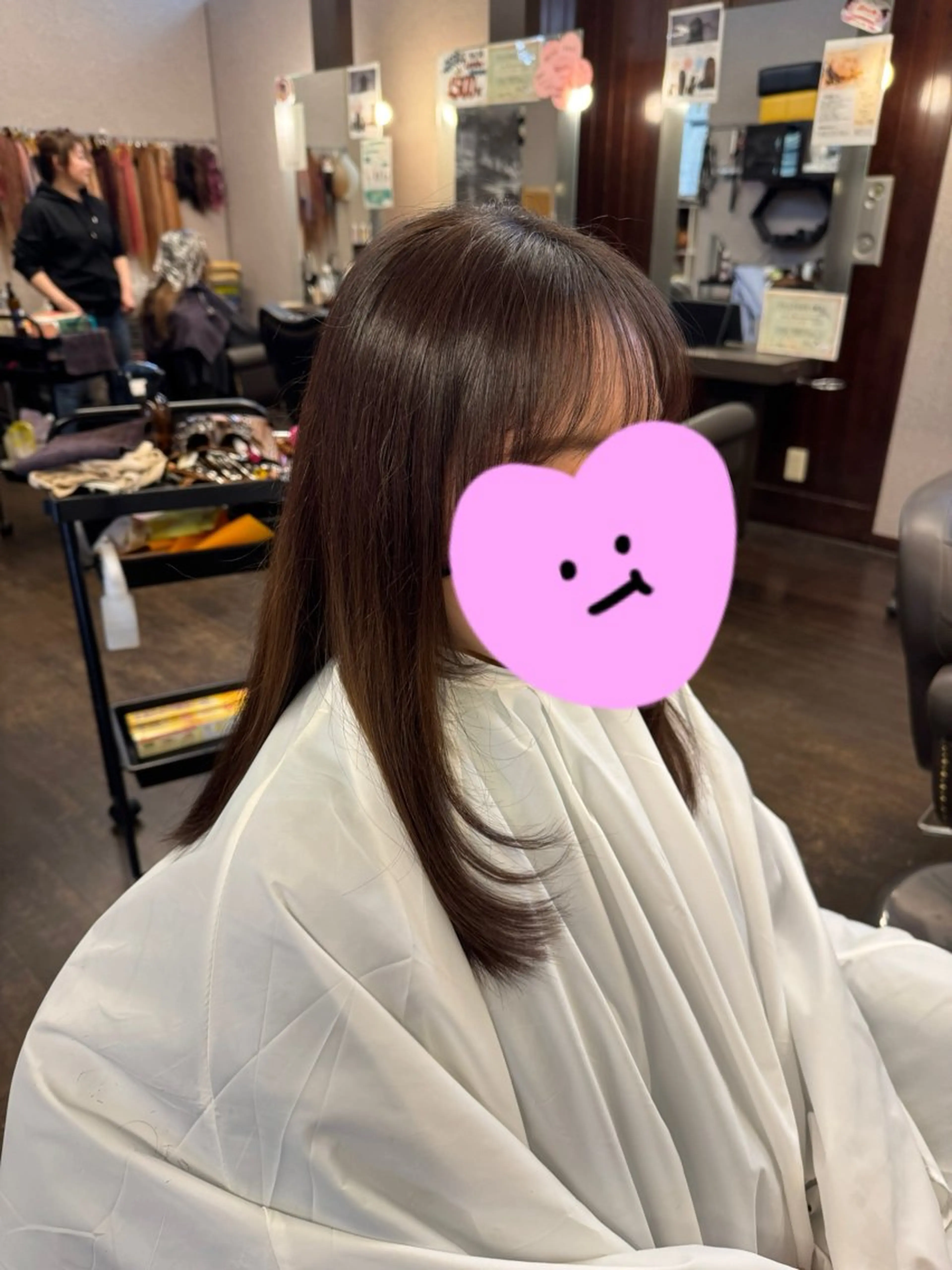 ロング ふくもと ゆうこのヘアスタイル