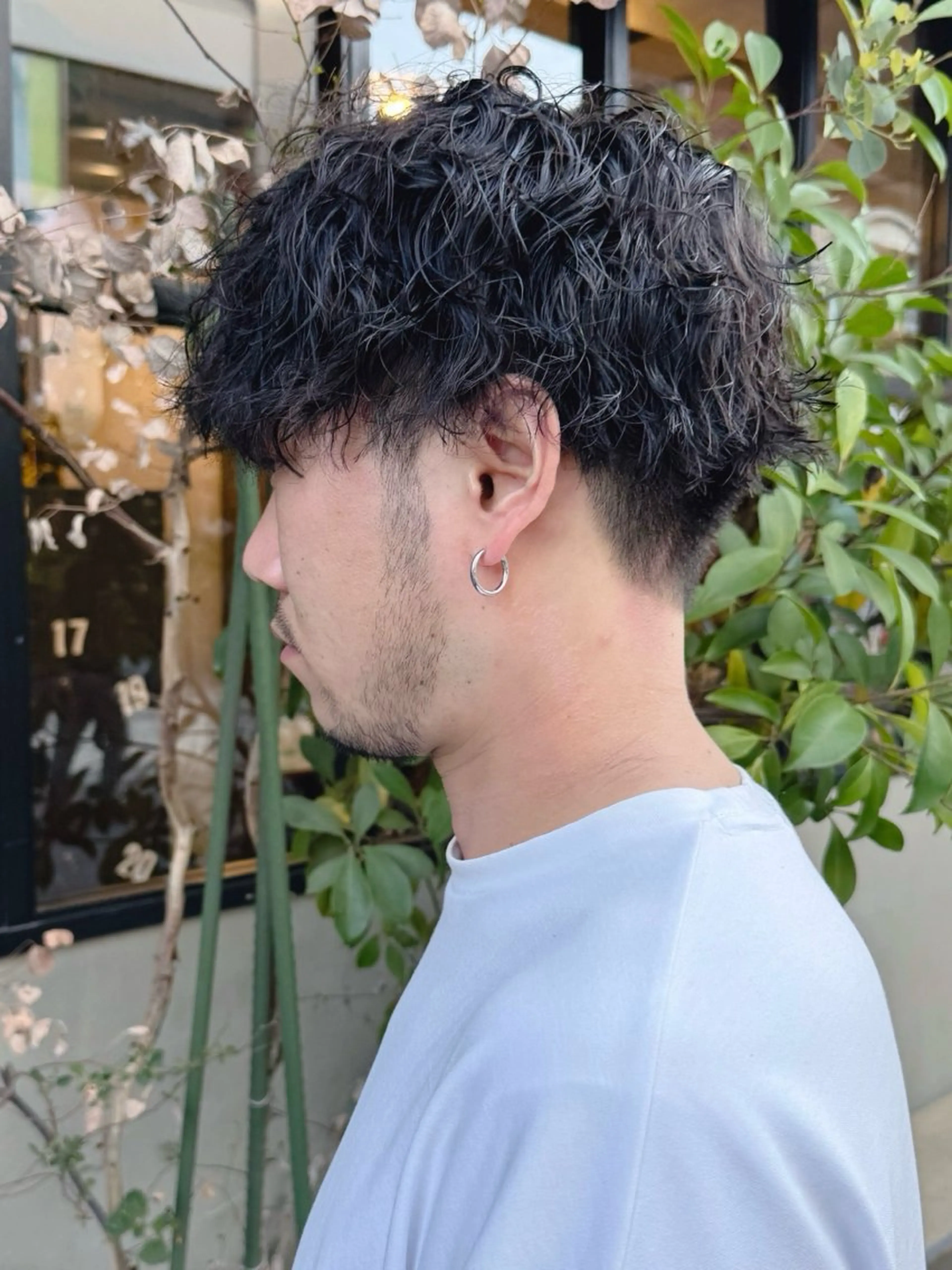 ショート カット パーマ 【扉gate】野崎 英幸のヘアスタイル