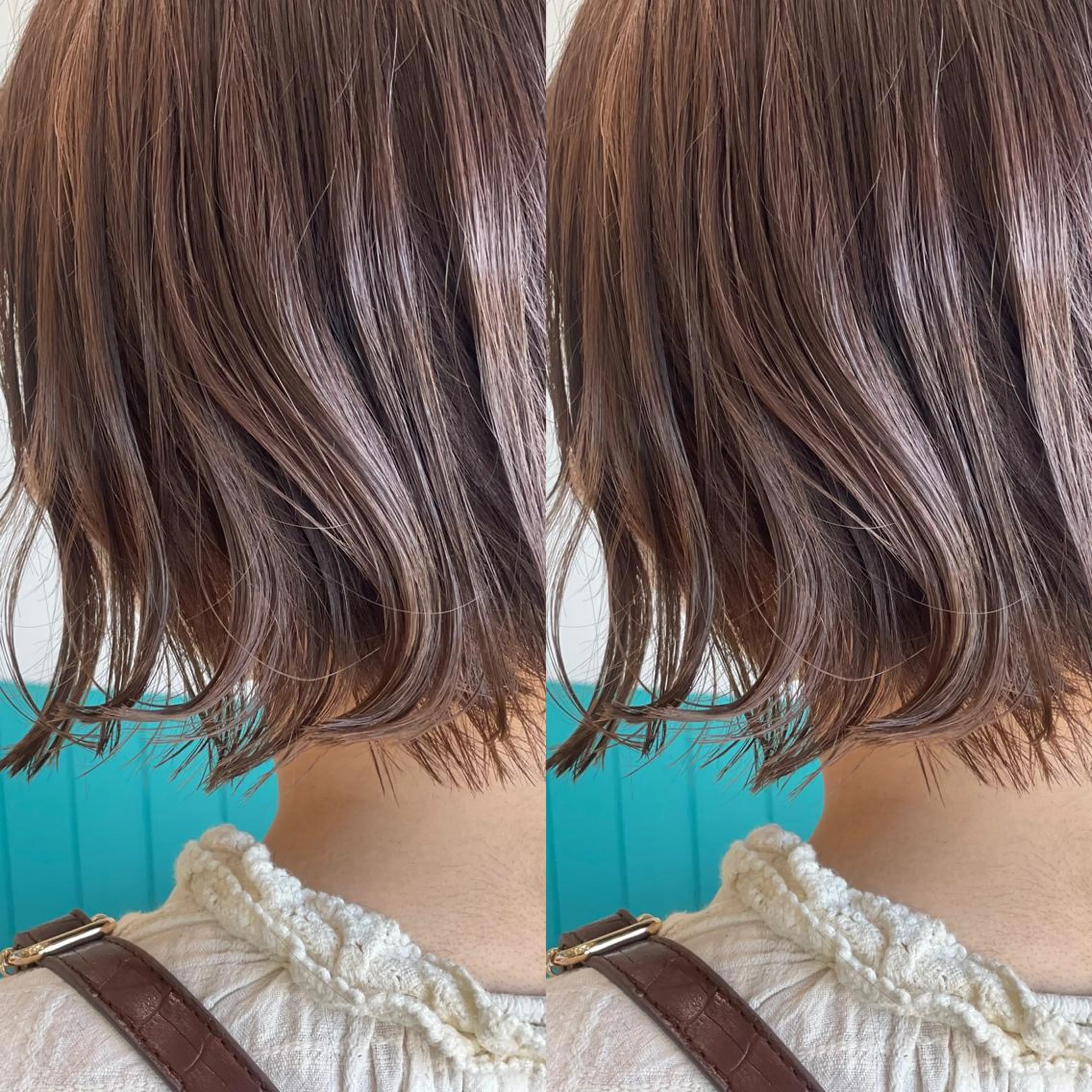 ミディアム カラー ベージュカラー Snaly カラー特化ページのヘアスタイル