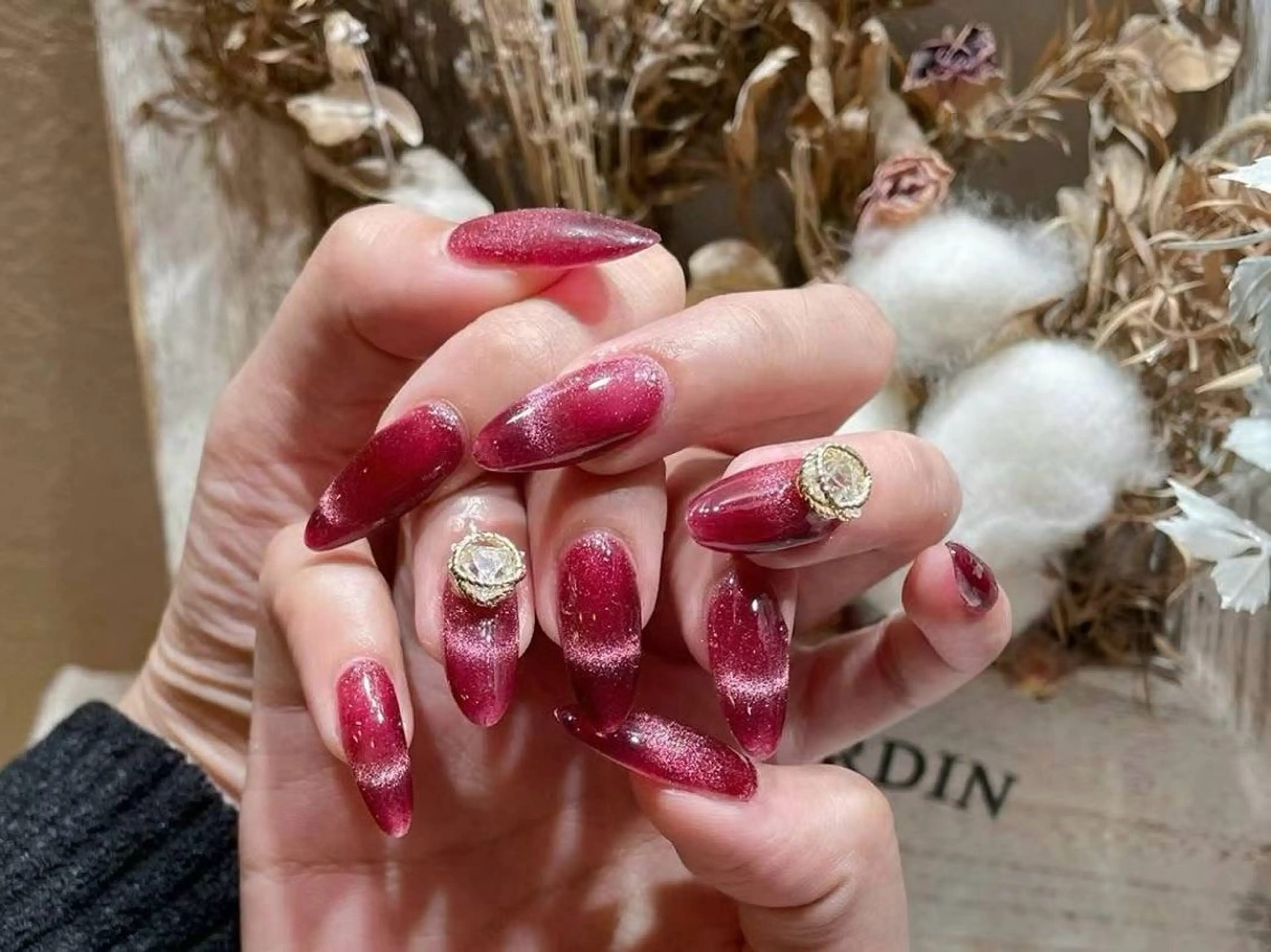 ネイル アートネイル フラワーネイル フットネイル ジェルネイル マグネットネイル Babarla nailのネイルデザイン