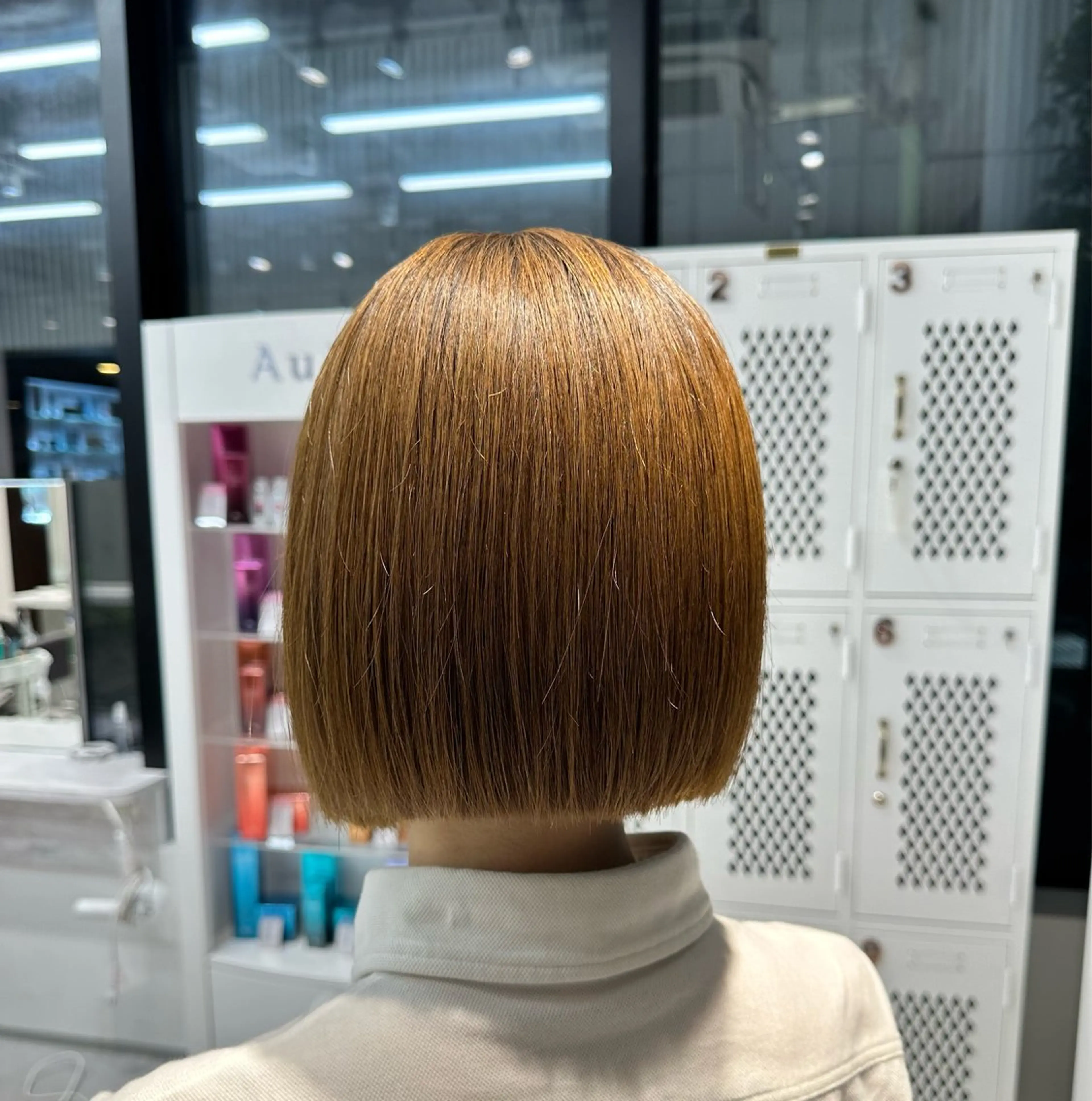 ミディアム 山﨑 燦人のヘアスタイル