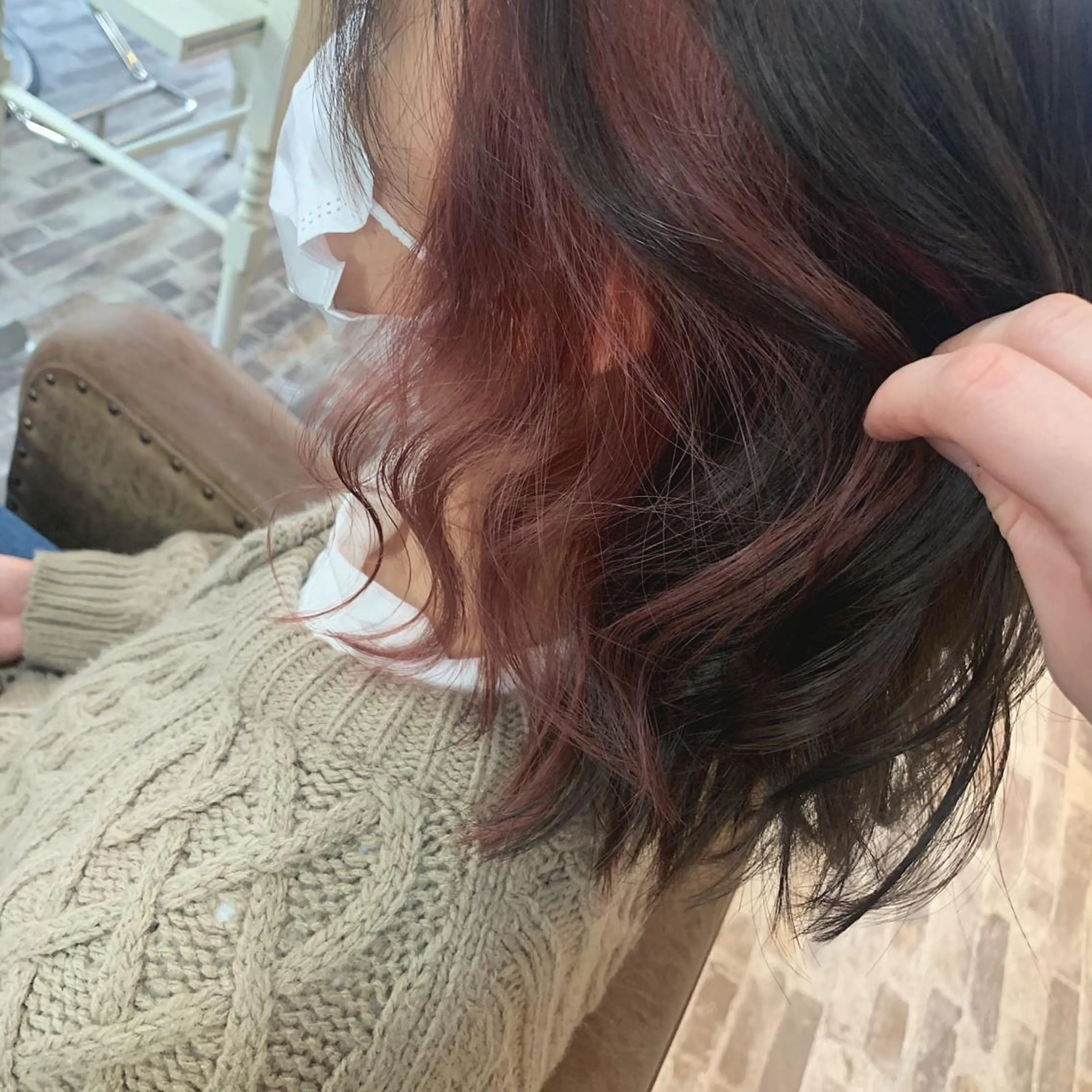 ミディアム 🌷L'oeuf 【ﾙﾌ】ホシカワ🌷のヘアスタイル