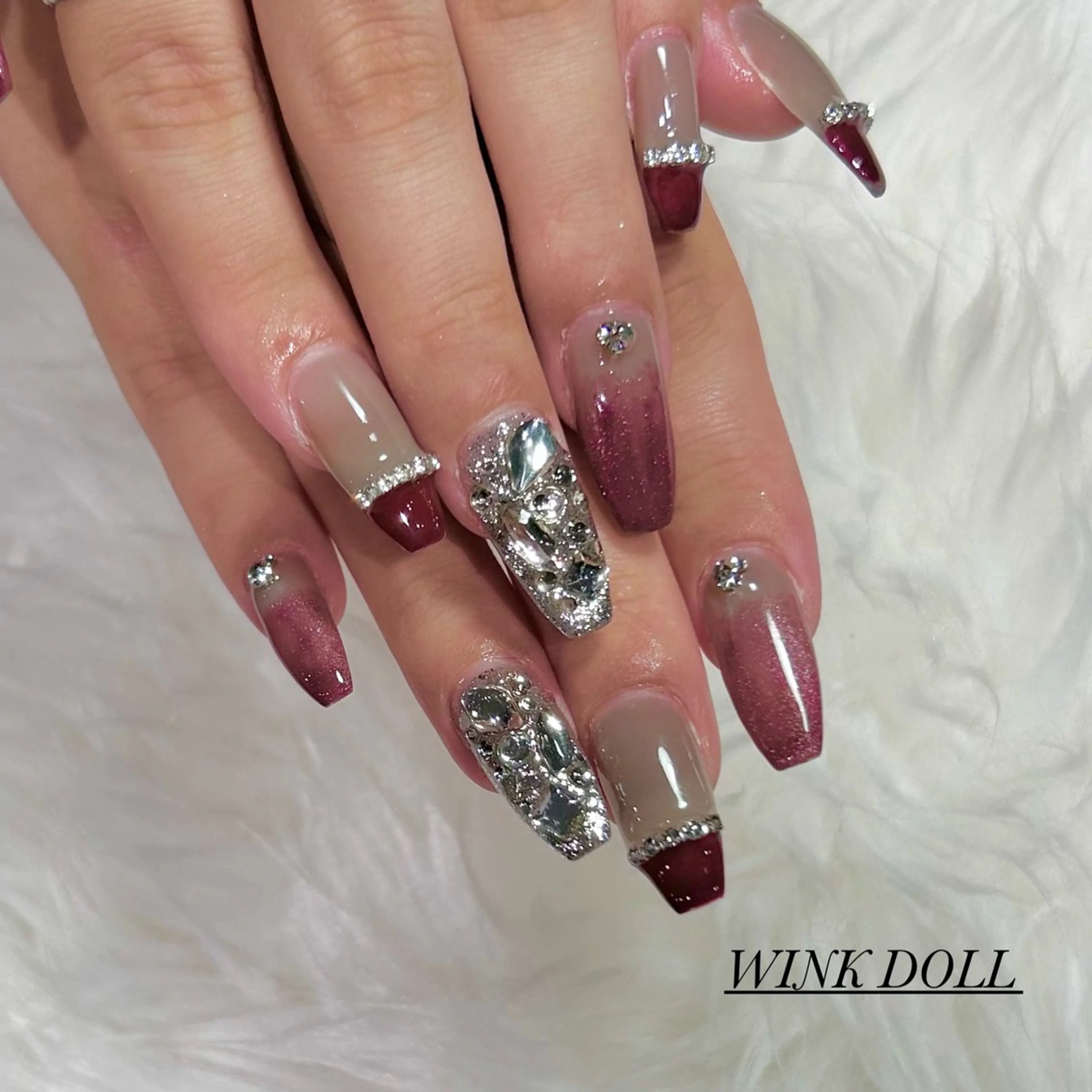 ネイル ハンドネイル WINK DOLL 🌹MIRAIのネイルデザイン