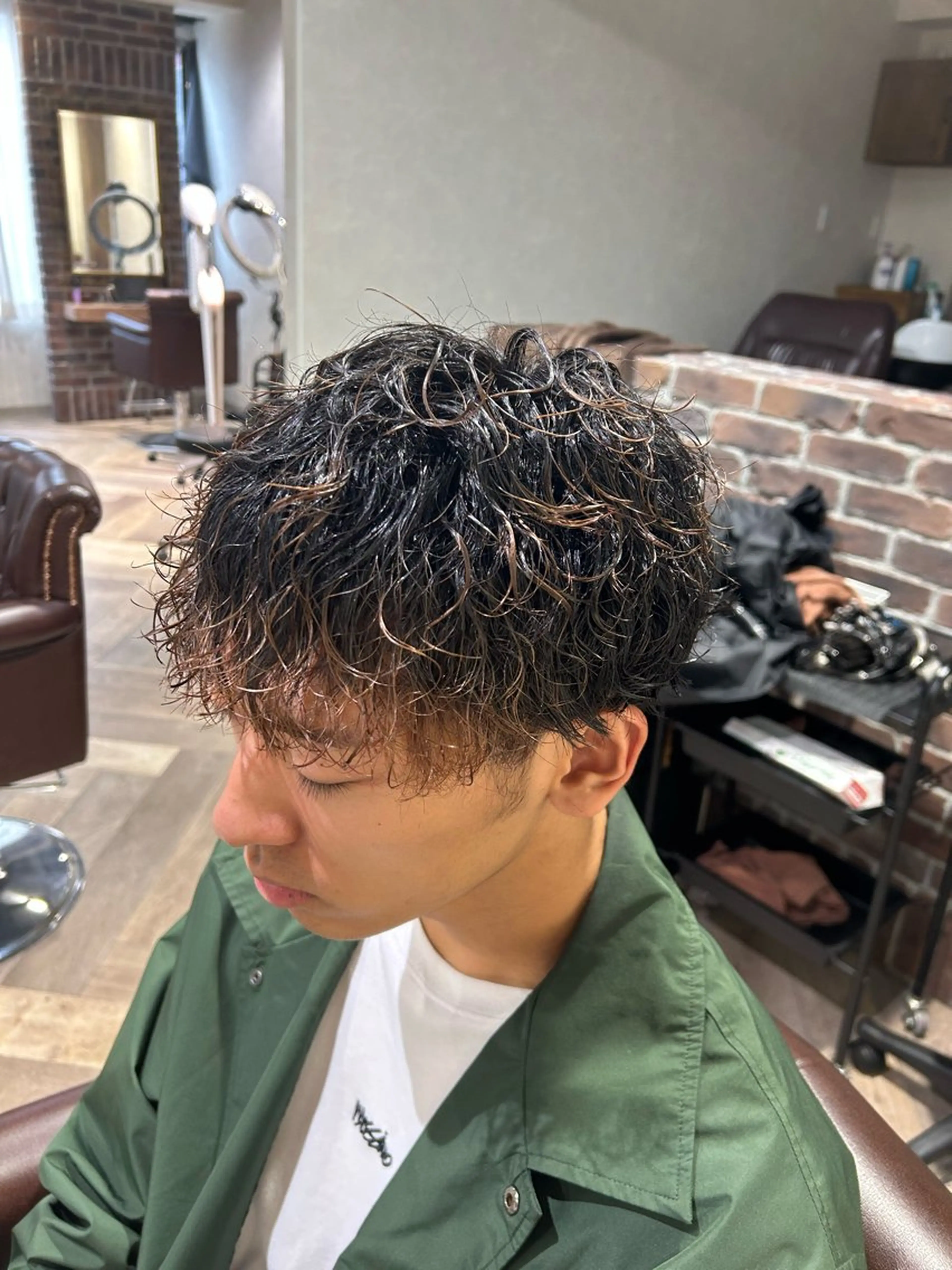 パーマ メンズ 三木耀介 藤沢美容室のヘアスタイル