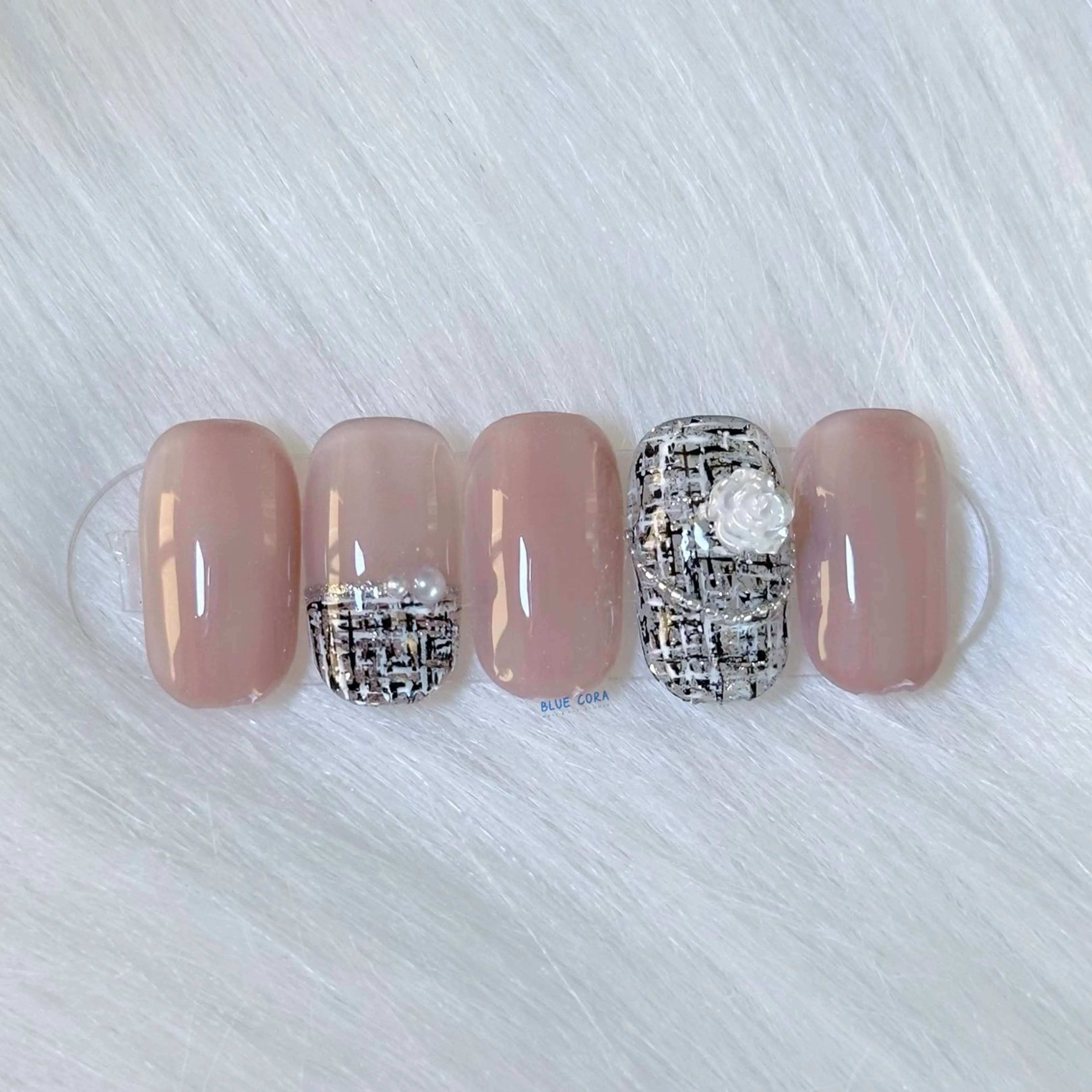 ネイル クリアネイル ハンドネイル ハンドケア BLUE CORAのネイルデザイン