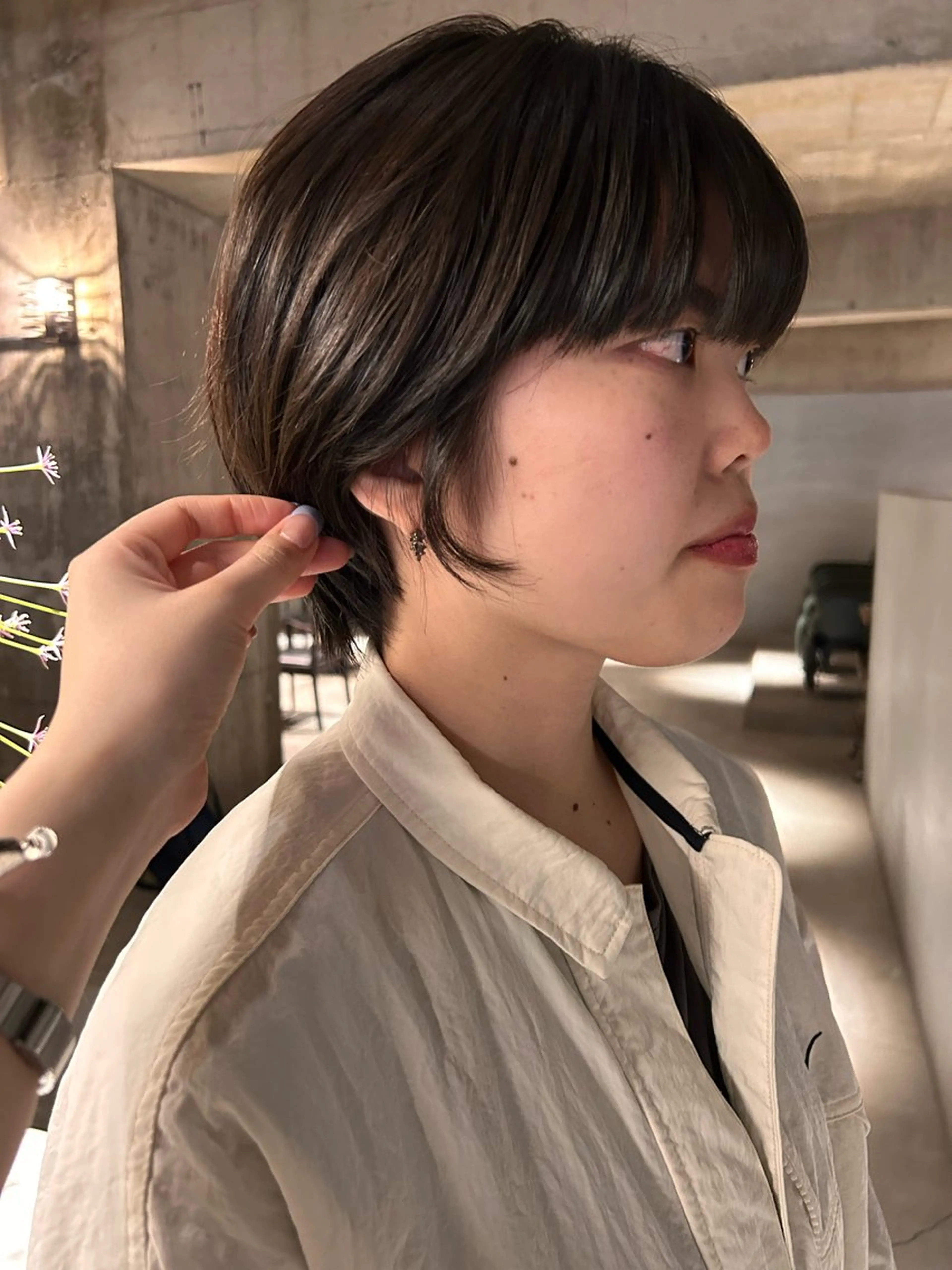 ショート カット 中村 衣里のヘアスタイル