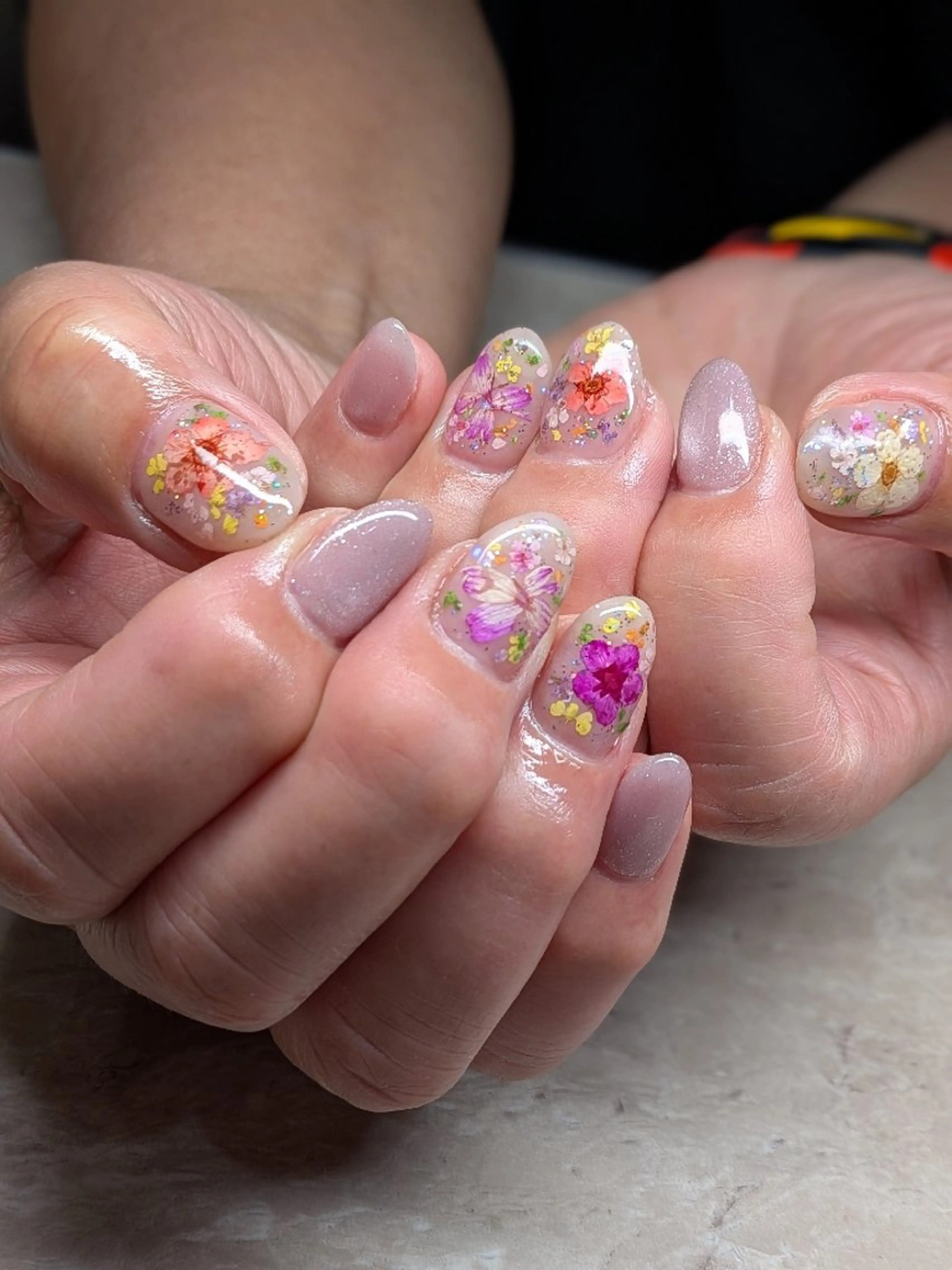 ネイル フラワーネイル 8andyu nail♡のネイルデザイン