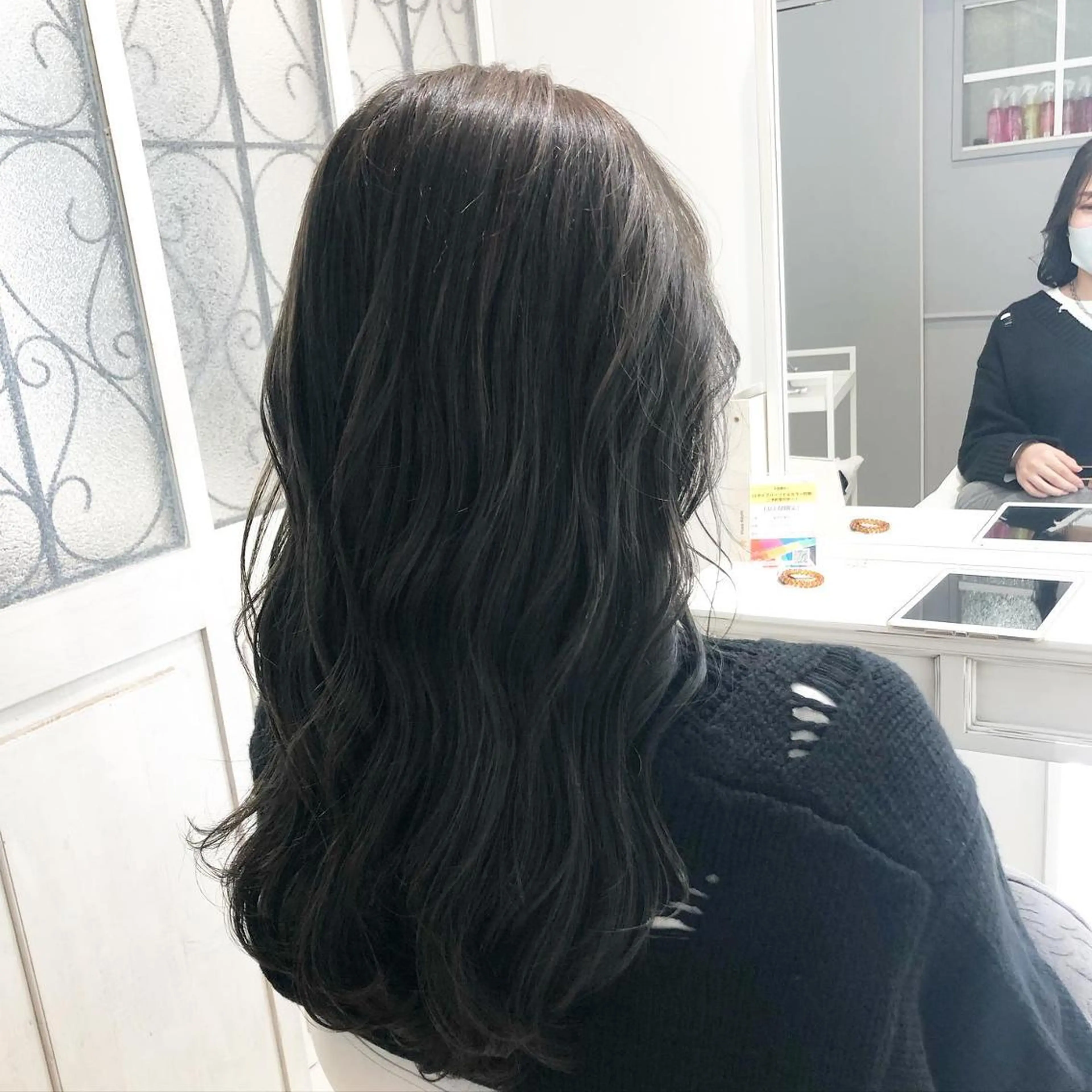 セミロング カラー ヘアアレンジ ハイライトカラー ハイライト ✨🌿大人可愛い愛さ れhair🌿✨松本のヘアスタイル