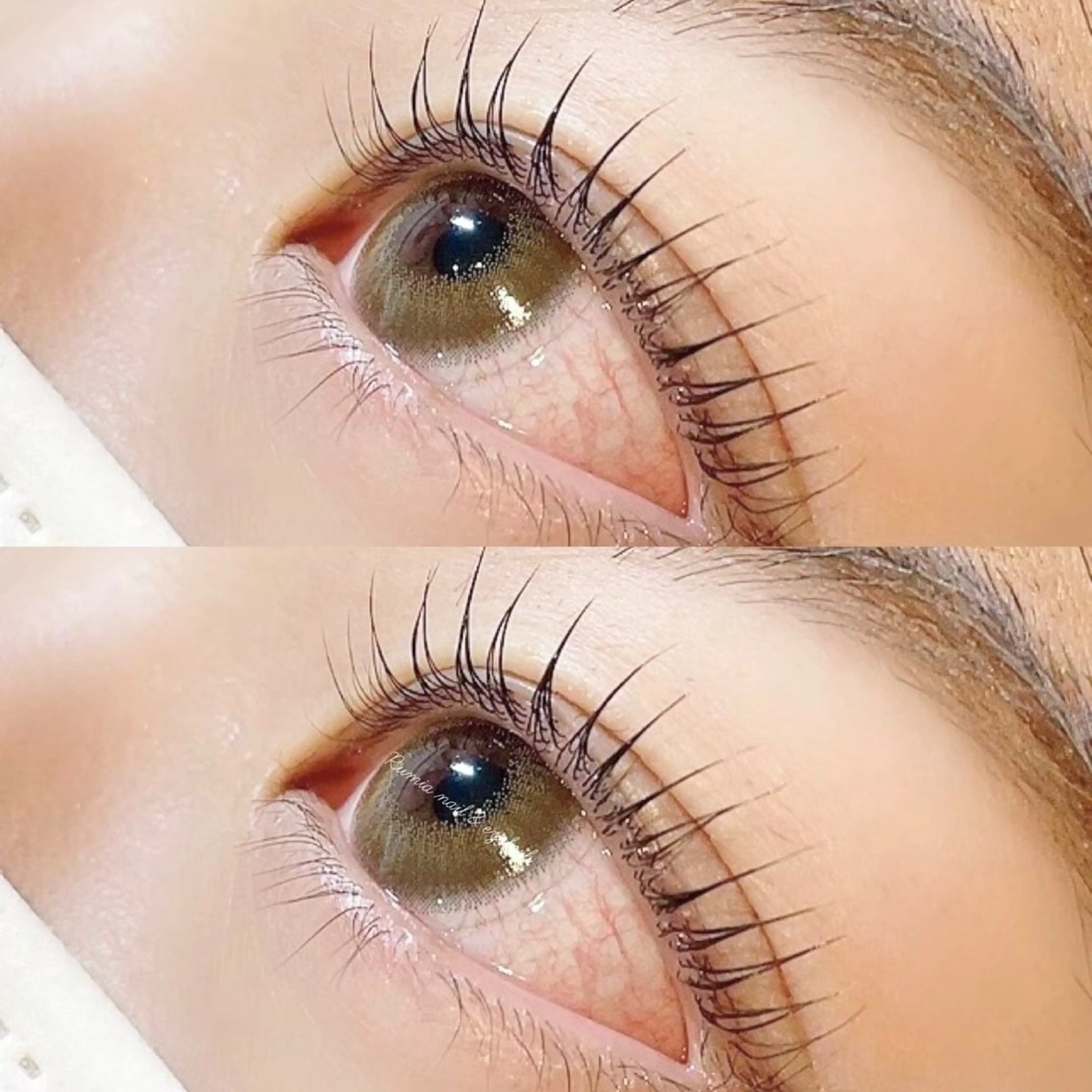 マツエク・マツパ 韓国風マツエク ナチュラル パリジェンヌラッシュリフト まつげパーマ 一重×まつ毛パーマ Rumia Salonのエステ・リラクイメージ