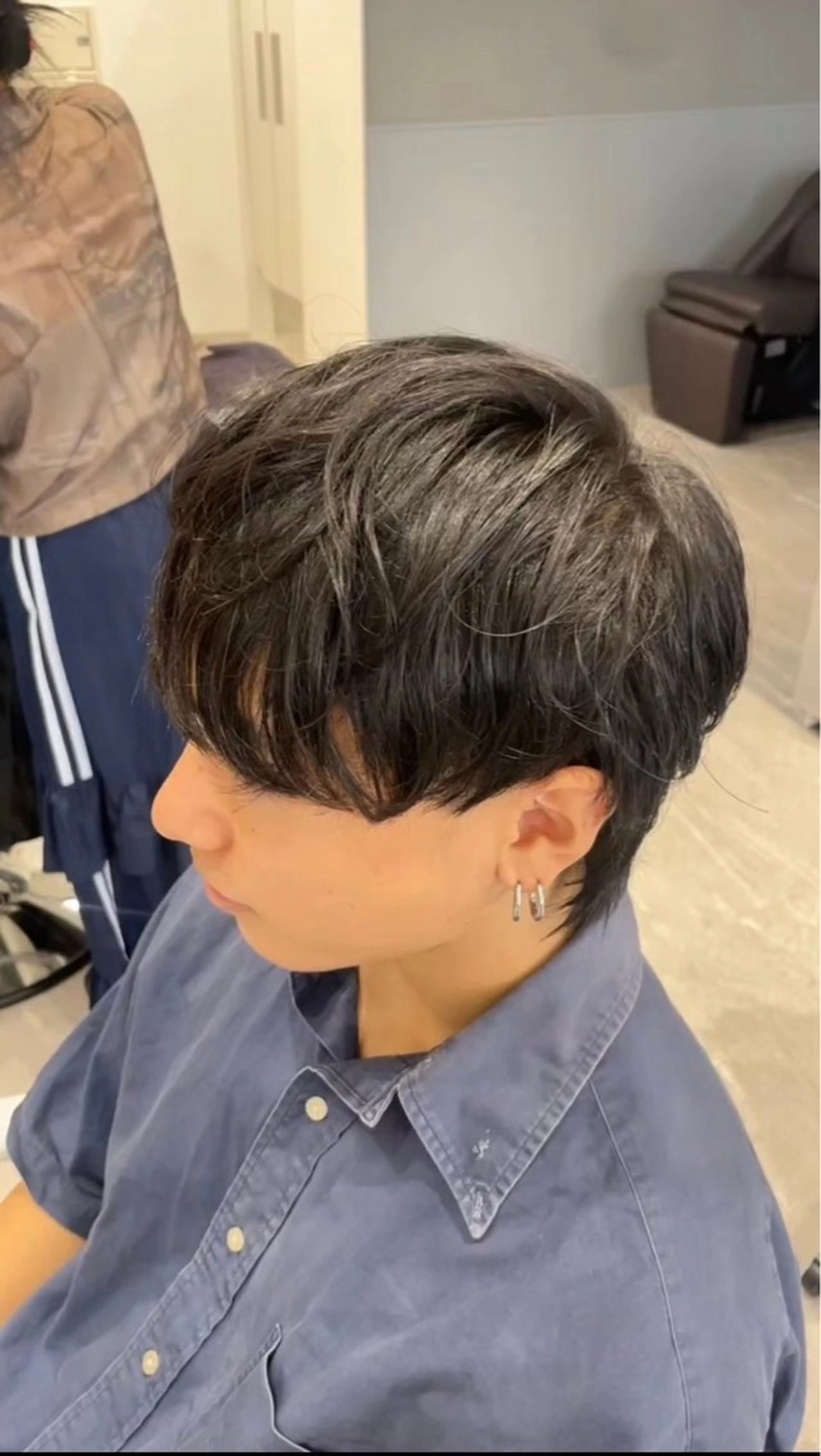 ミディアム カット 本厚木🪅パーマ 🪅カラー🪅Aoiのヘアスタイル