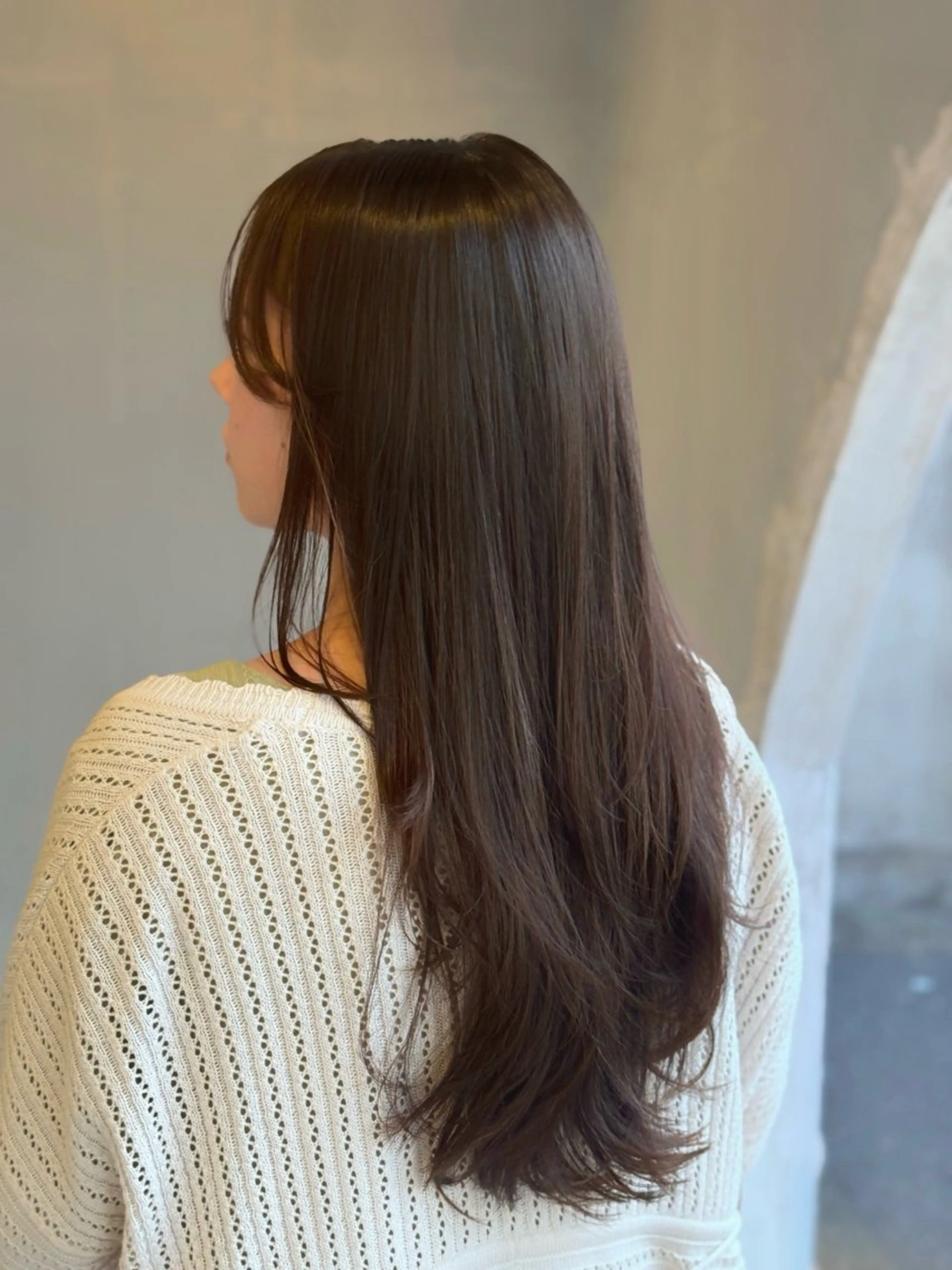 ロング カット 縮毛矯正 ウルフ/レイヤー /髪質改善　ナユタのヘアスタイル