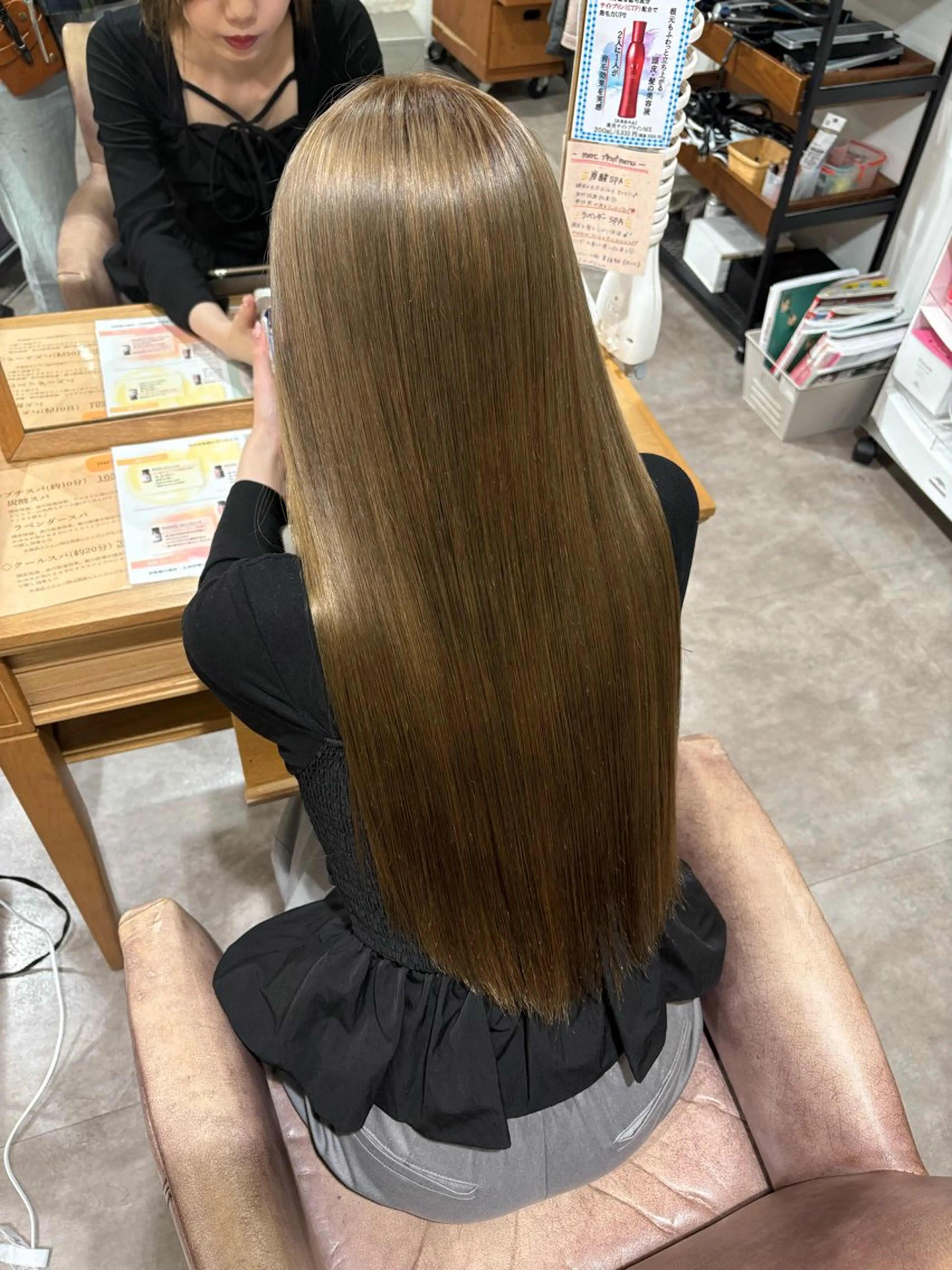 ｛髪質改善トリートメント🌿｝今大人気の髪質改善TR🧸サラサラでまとまりのある髪の毛に仕上がります🩰の写真