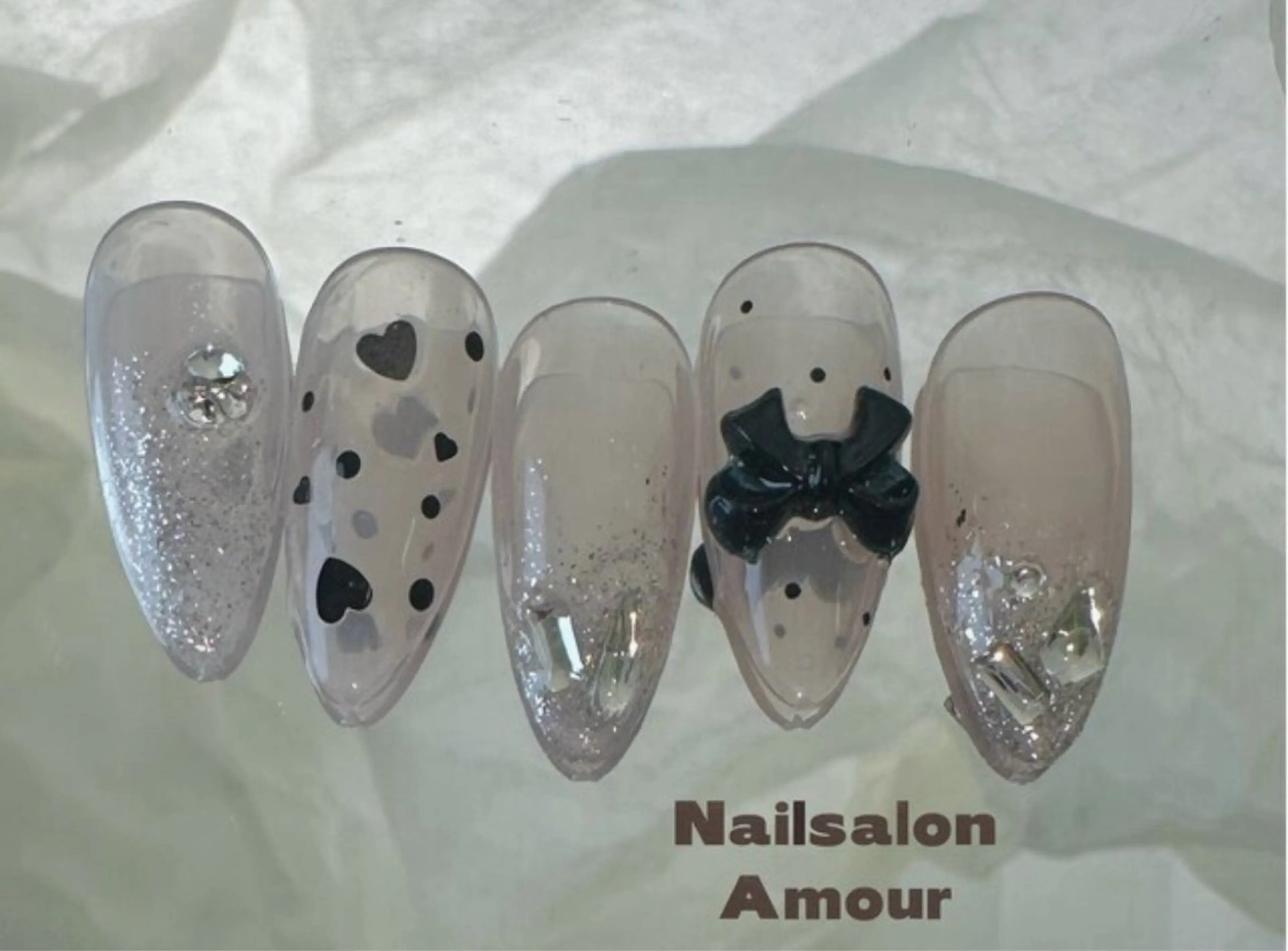 ネイル ハンドネイル パラジェル登録店　Nailsalon Amour  上野湯島店所属・🫧 はる🩵のネイルデザイン