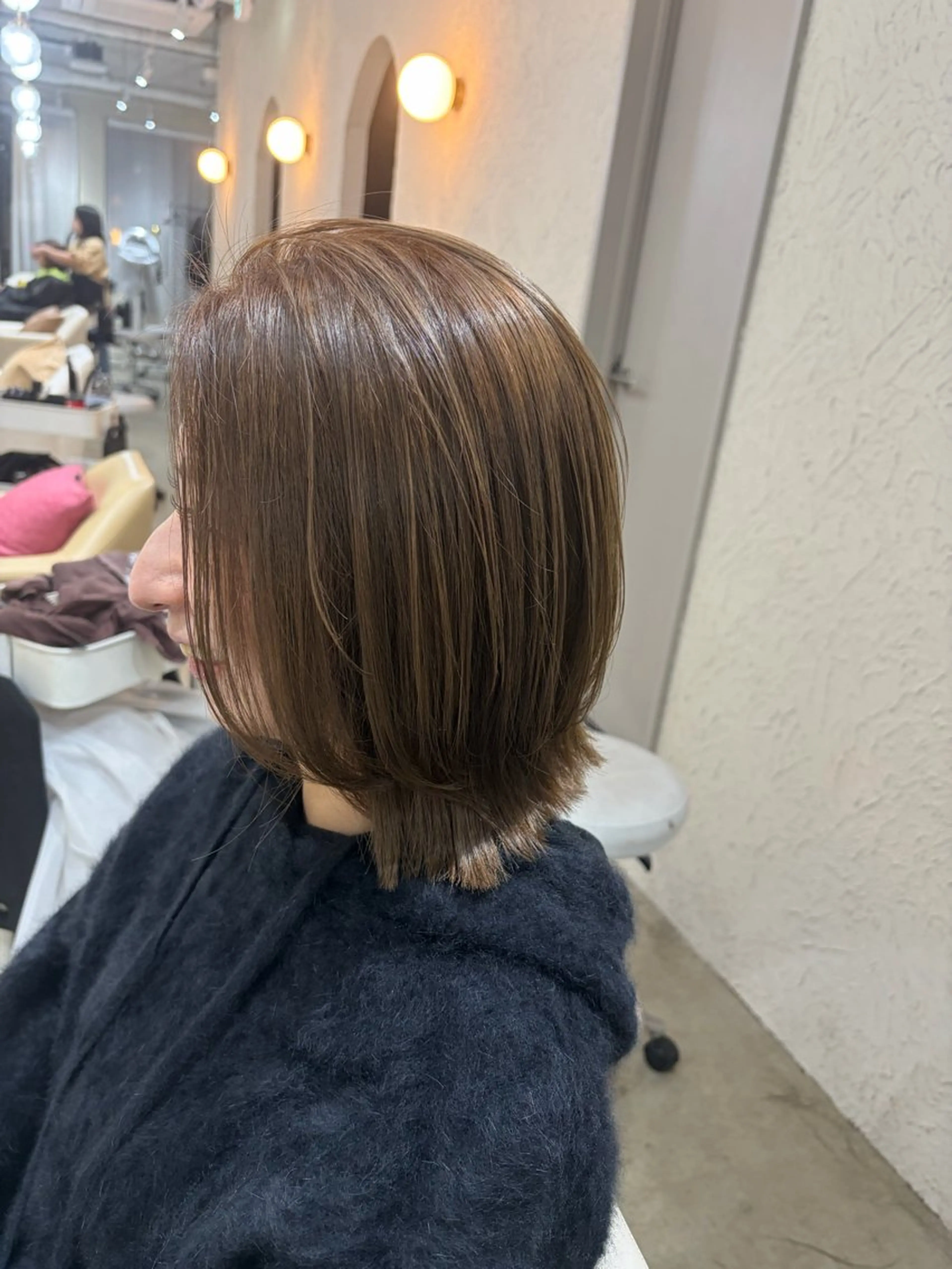 ミディアム 川崎ハツメイ✨篠原 裕里のヘアスタイル