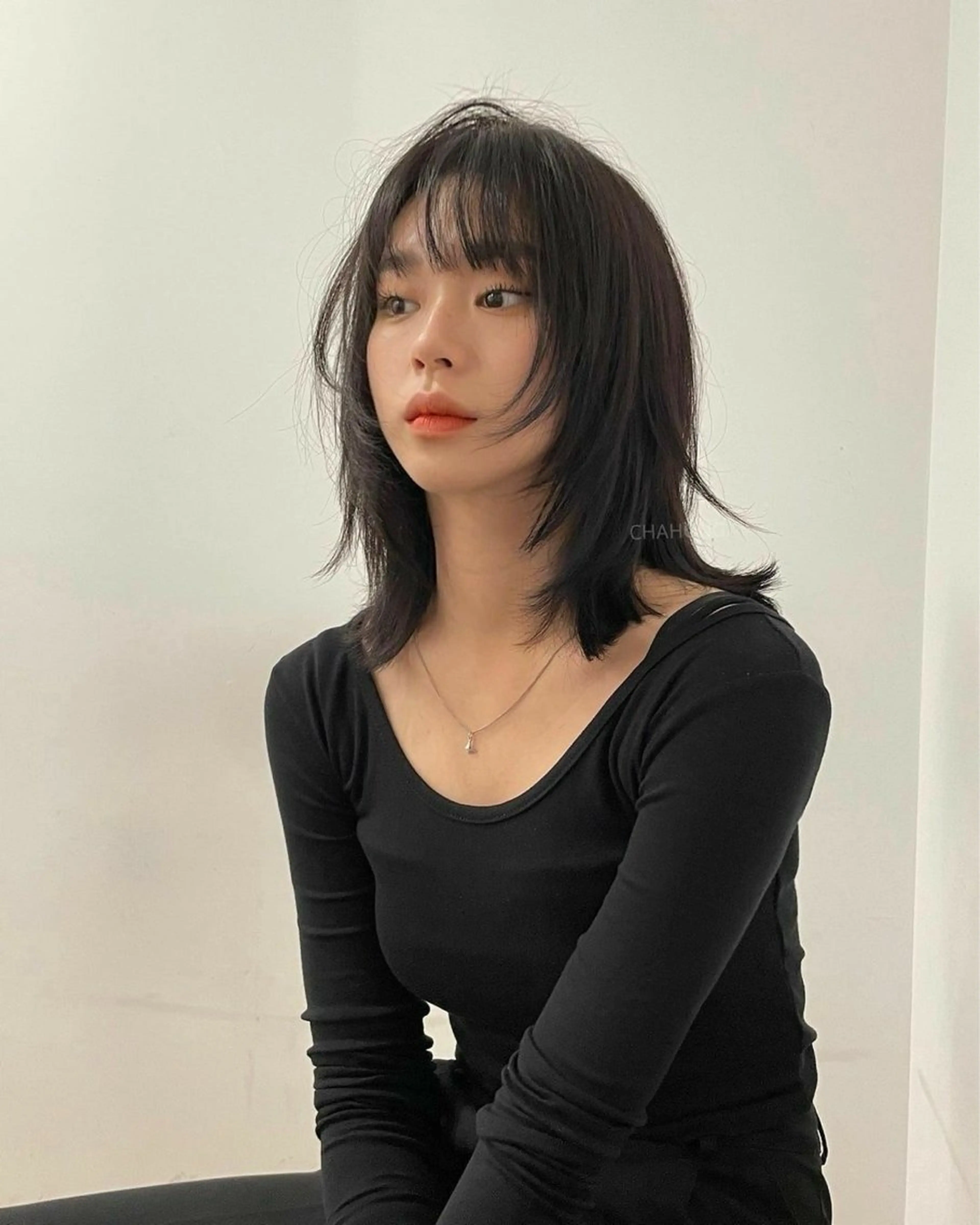 ミディアム カラー カット ヘアカラー トリートメント 表参道🌿赤み消し カラー/チナツのヘアスタイル