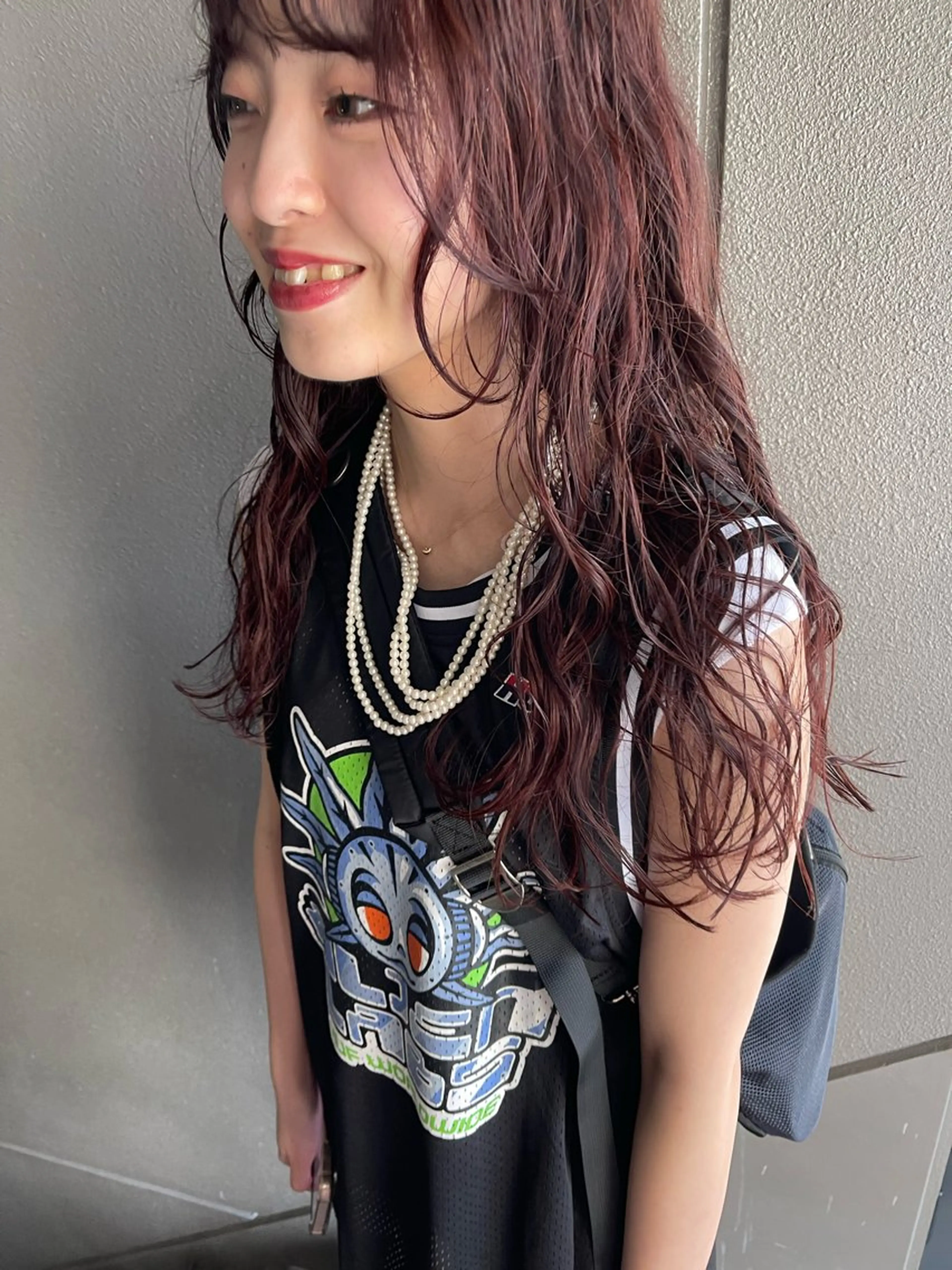 ロング カラー パーマ カット パーマ トリートメント pole/apartment所属・💓パーマ，💗 レイヤーカットのヘアスタイル