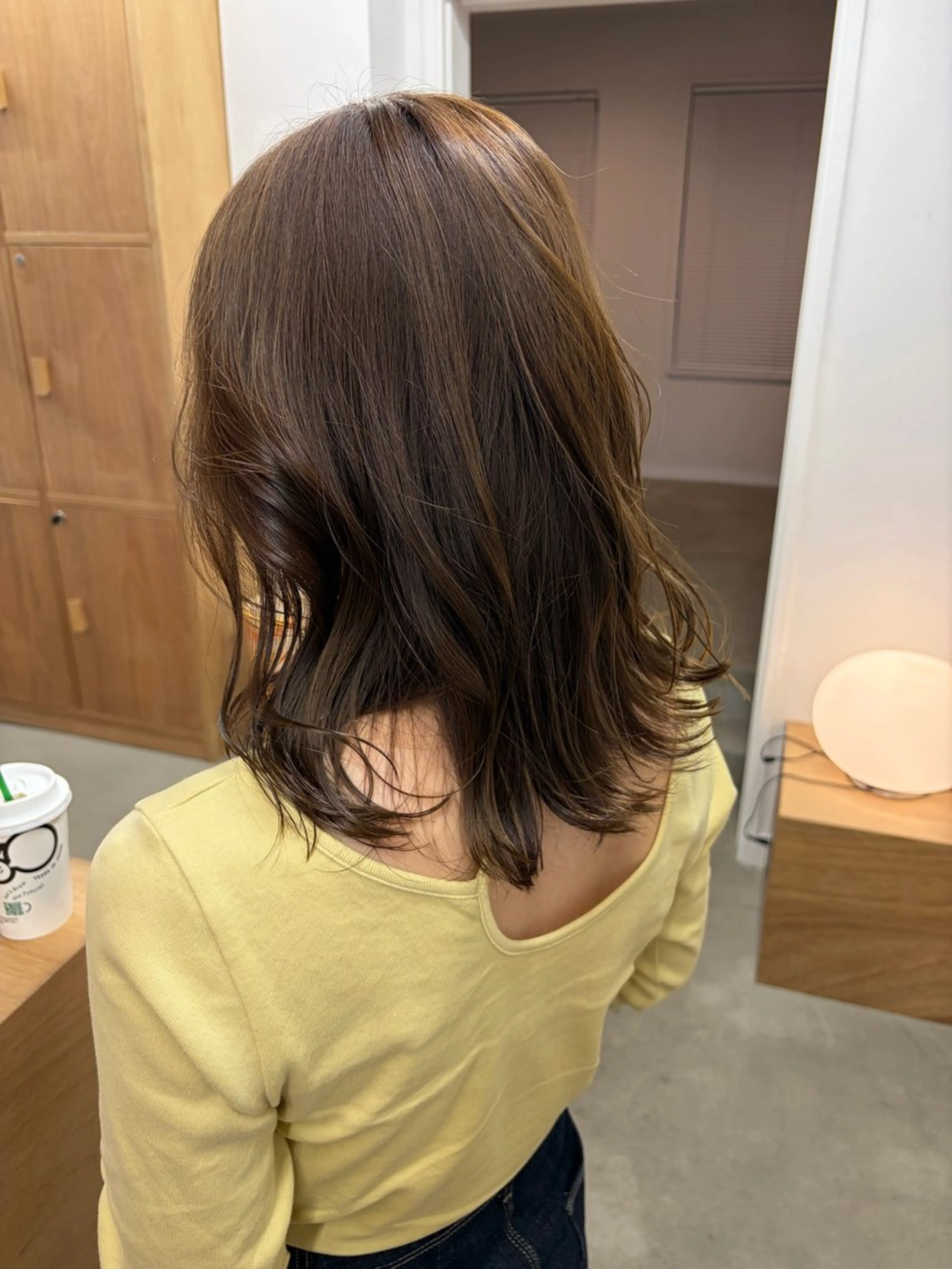 ミディアム カラー ヘアカラー 坂本 圭太朗のヘアスタイル