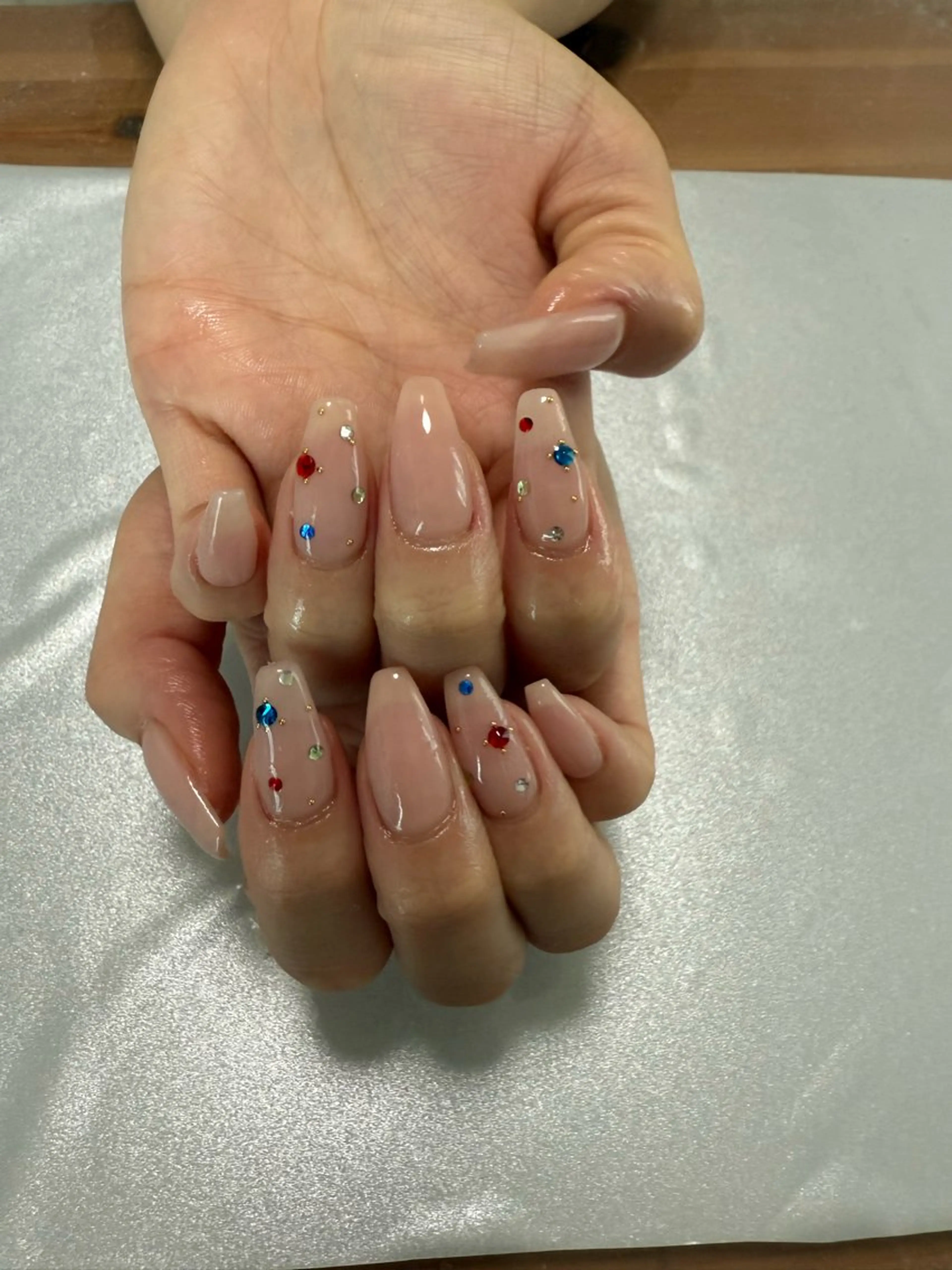 ネイル ストーンネイル AZNAIL matsudaのネイルデザイン