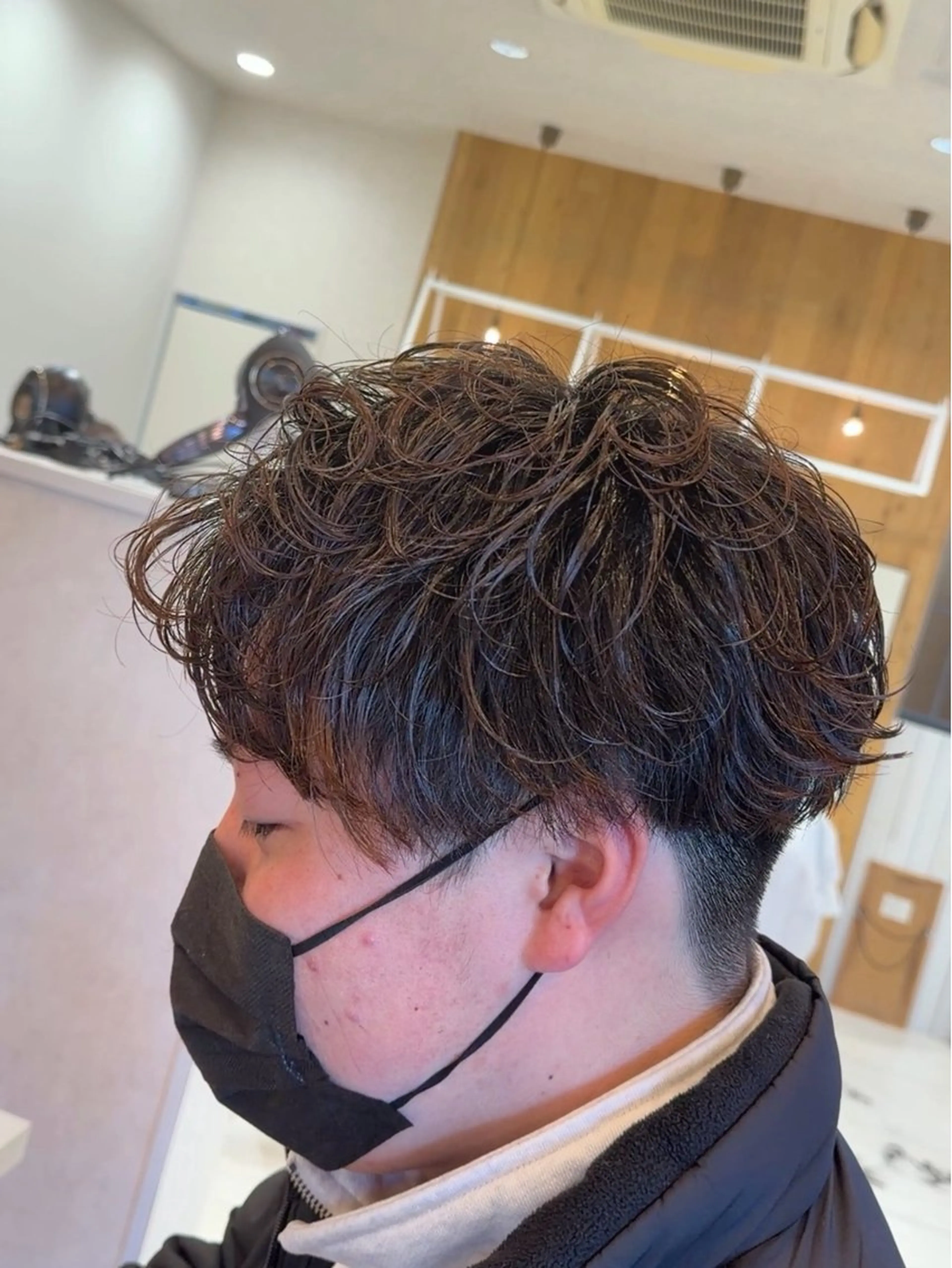 メンズ メンズパーマ カット パーマ メンズ特化フェザー パーマ🚗タケシのヘアスタイル