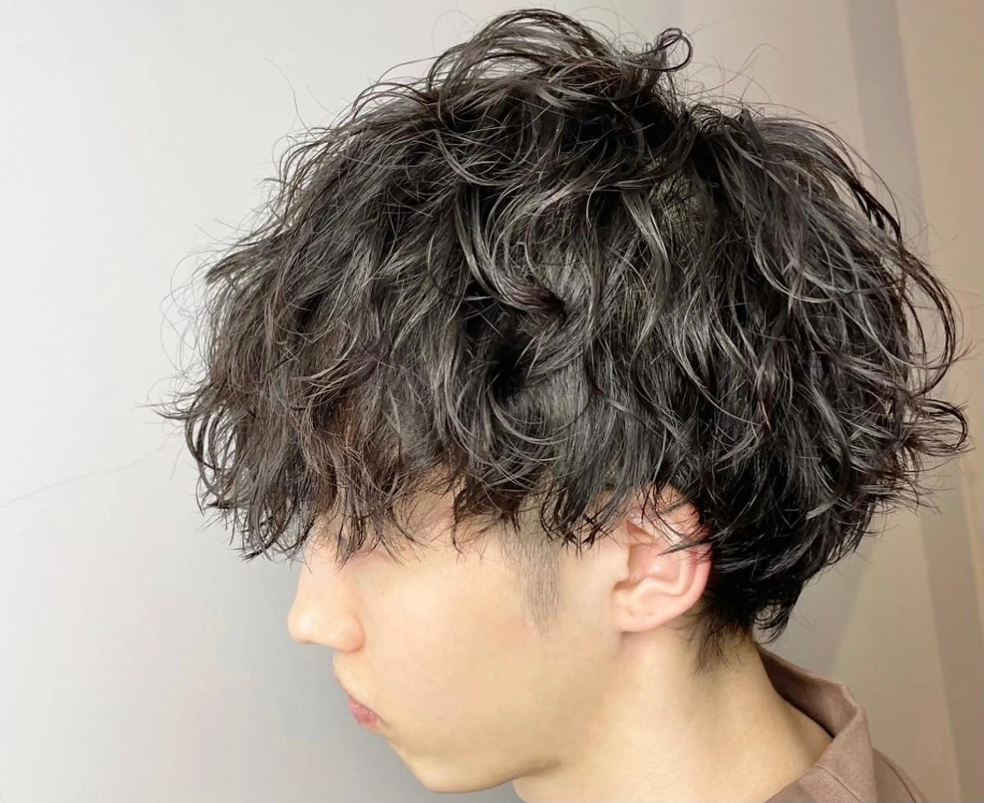 ミディアム ミディアムパーマ 渋谷 メンズヘア⭐️ タニグチヨシユキのヘアスタイル