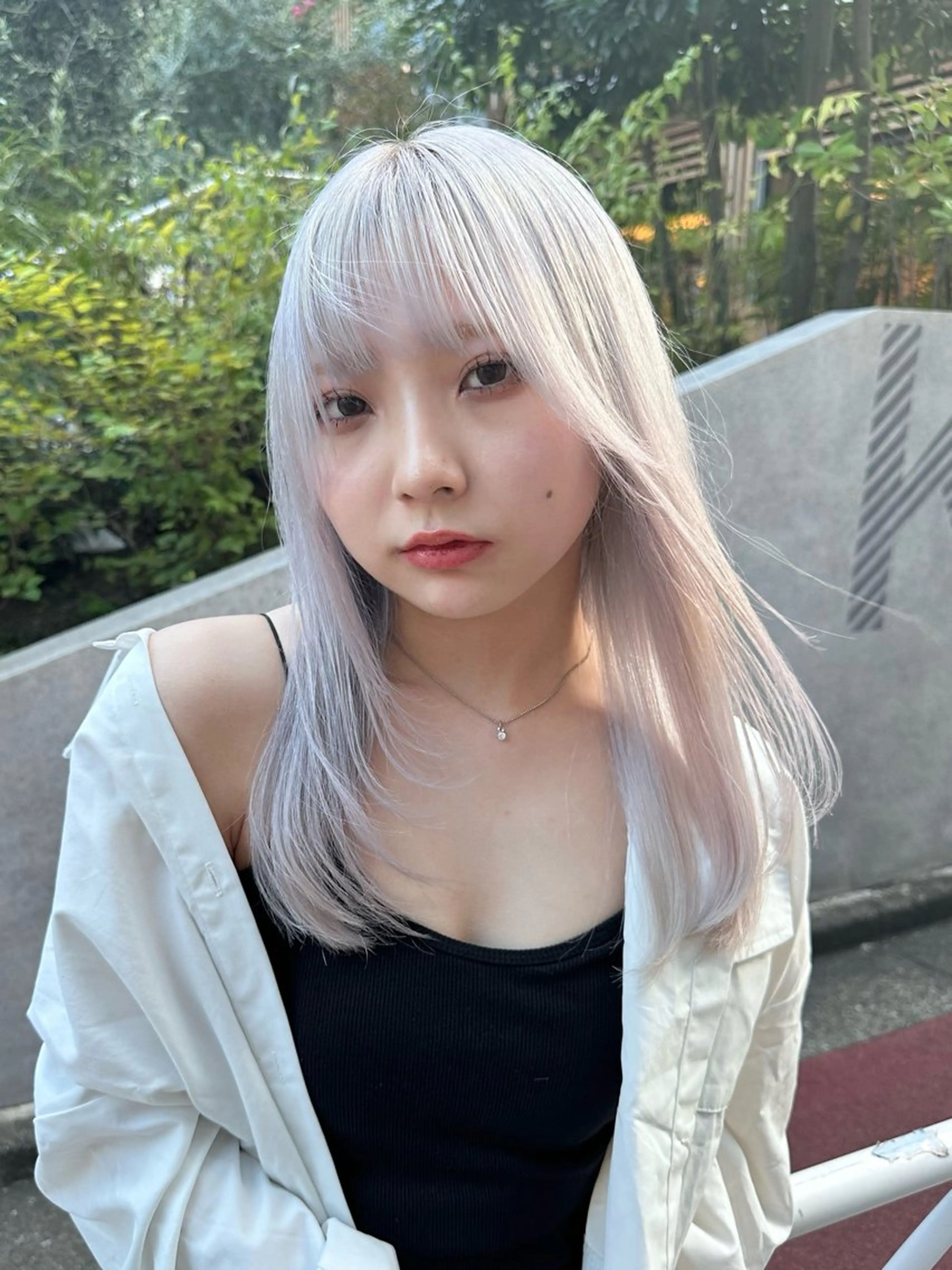 ロング 平成ギャル×韓国 mix💖MIKUのヘアスタイル