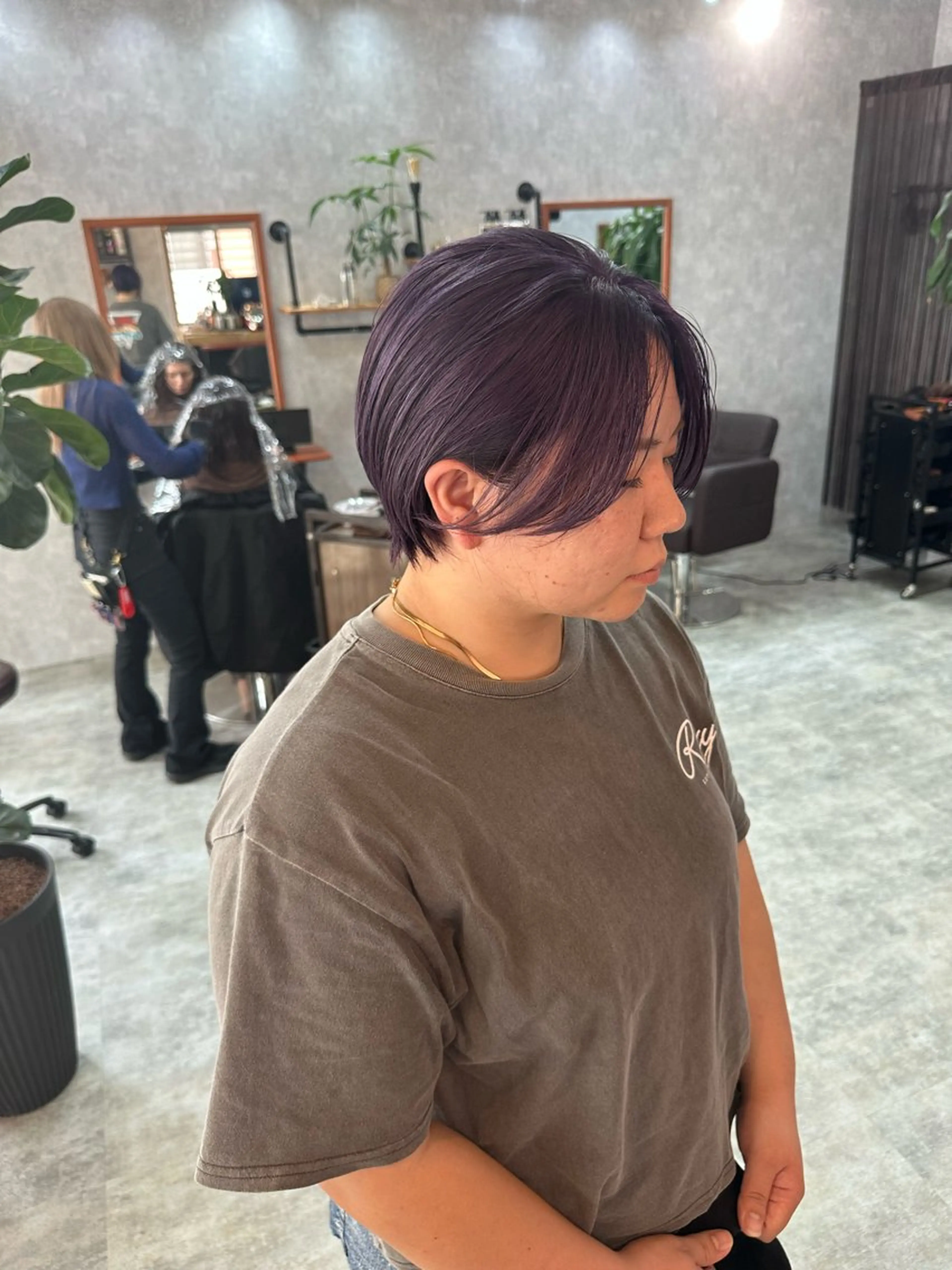 ショート 切りっぱなしボブ ショートボブ ハンサムショート 丸みショート ボブ ヘアカラー モテ髪/ボブ/ショー ト/アダチフウトのヘアスタイル