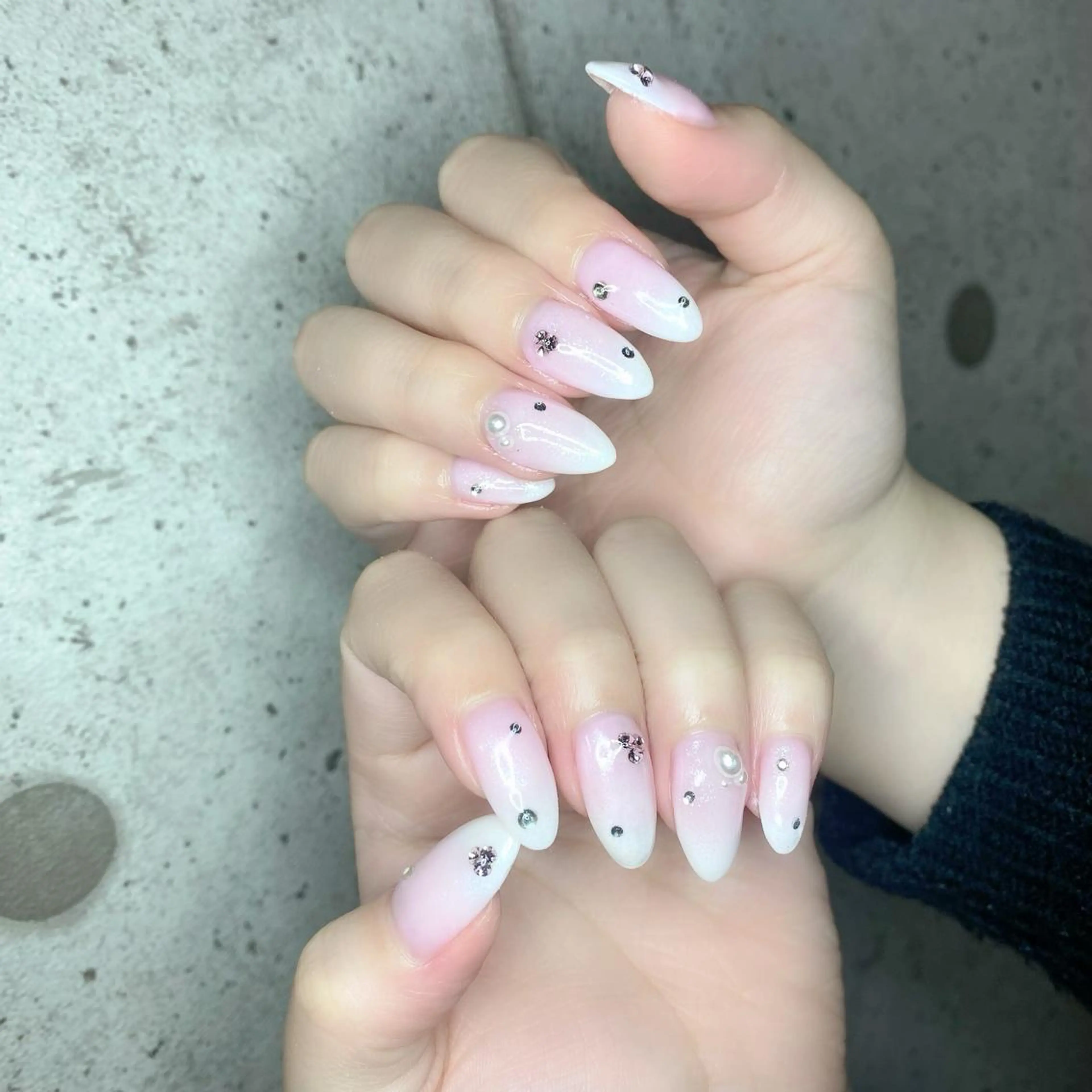 セミロング カラー パーマ ヘアアレンジ メンズ キッズ ネイル マツエク・マツパ アイブロウ 夏ネイル ハンドネイル Salon Ｋのネイルデザイン