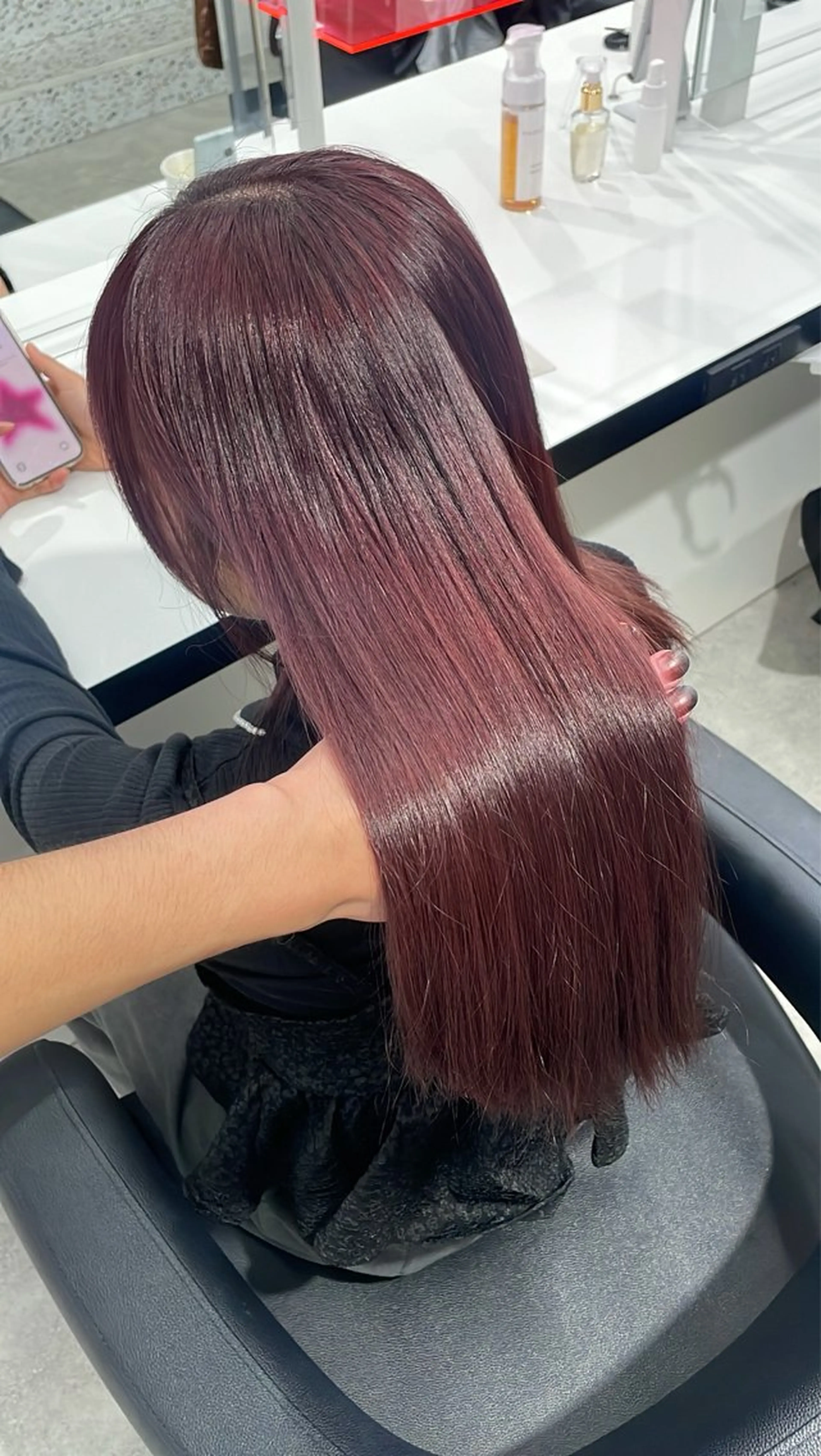 ロング カラー 履歴修正屋さん／ ブロンド／ホワイトのヘアスタイル