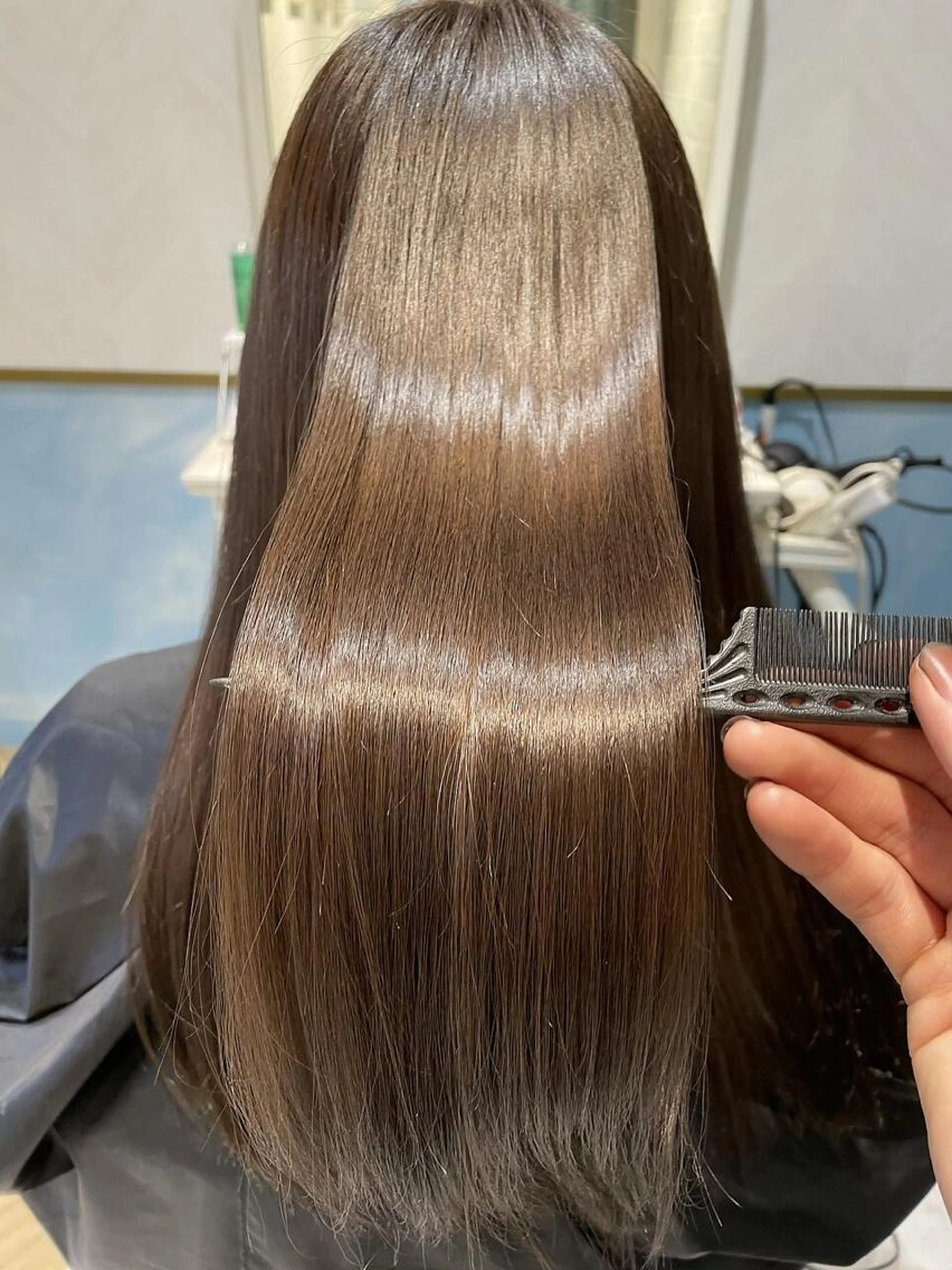 【✨髪質改善酸熱トリートメント✨】ハリコシ、艶アップ💗酸熱トリートメント+スチーム付きTOKIOトリートメント/の写真