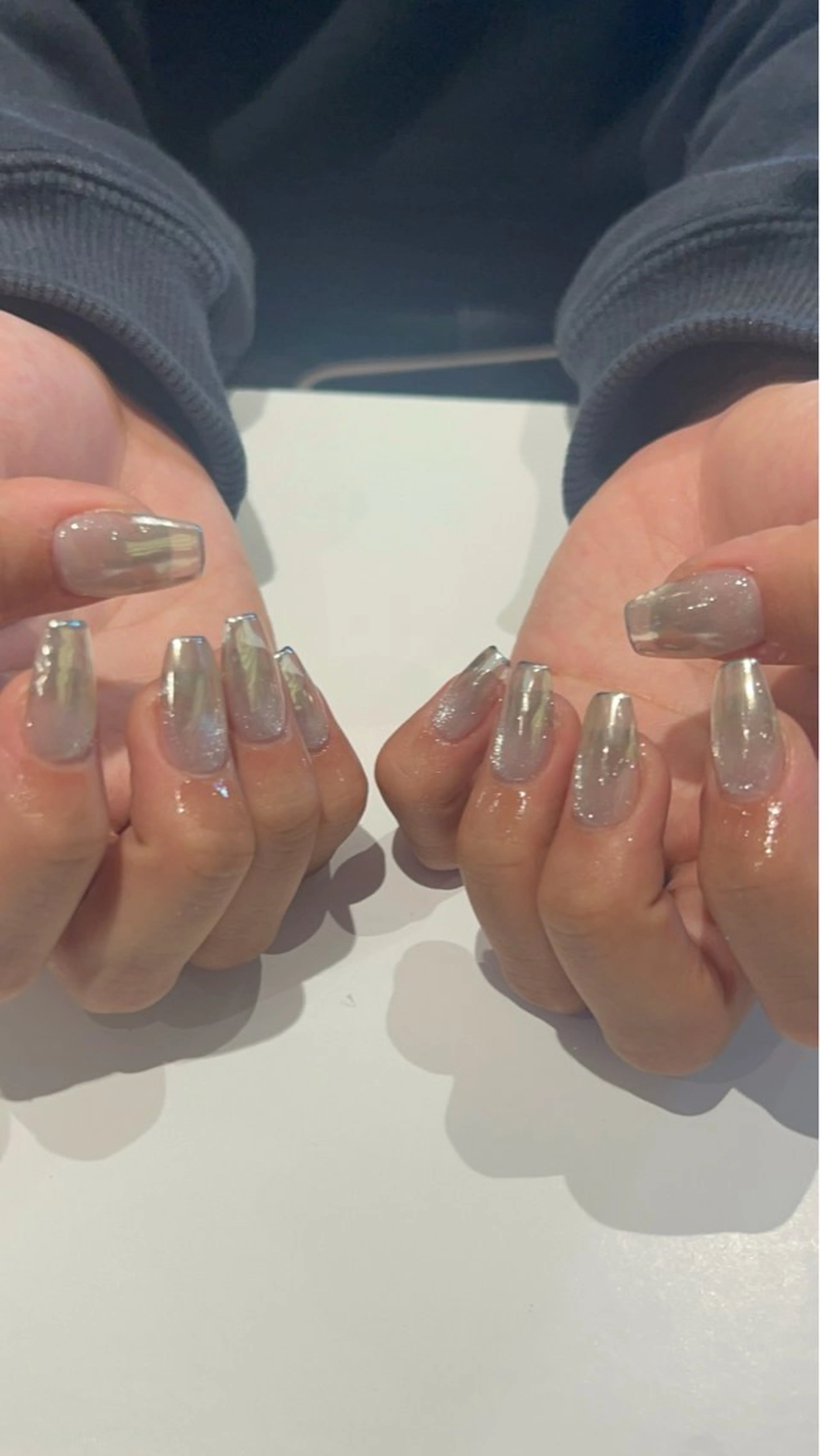 ネイル ミラーネイル ハンドネイル plume. noaのネイルデザイン