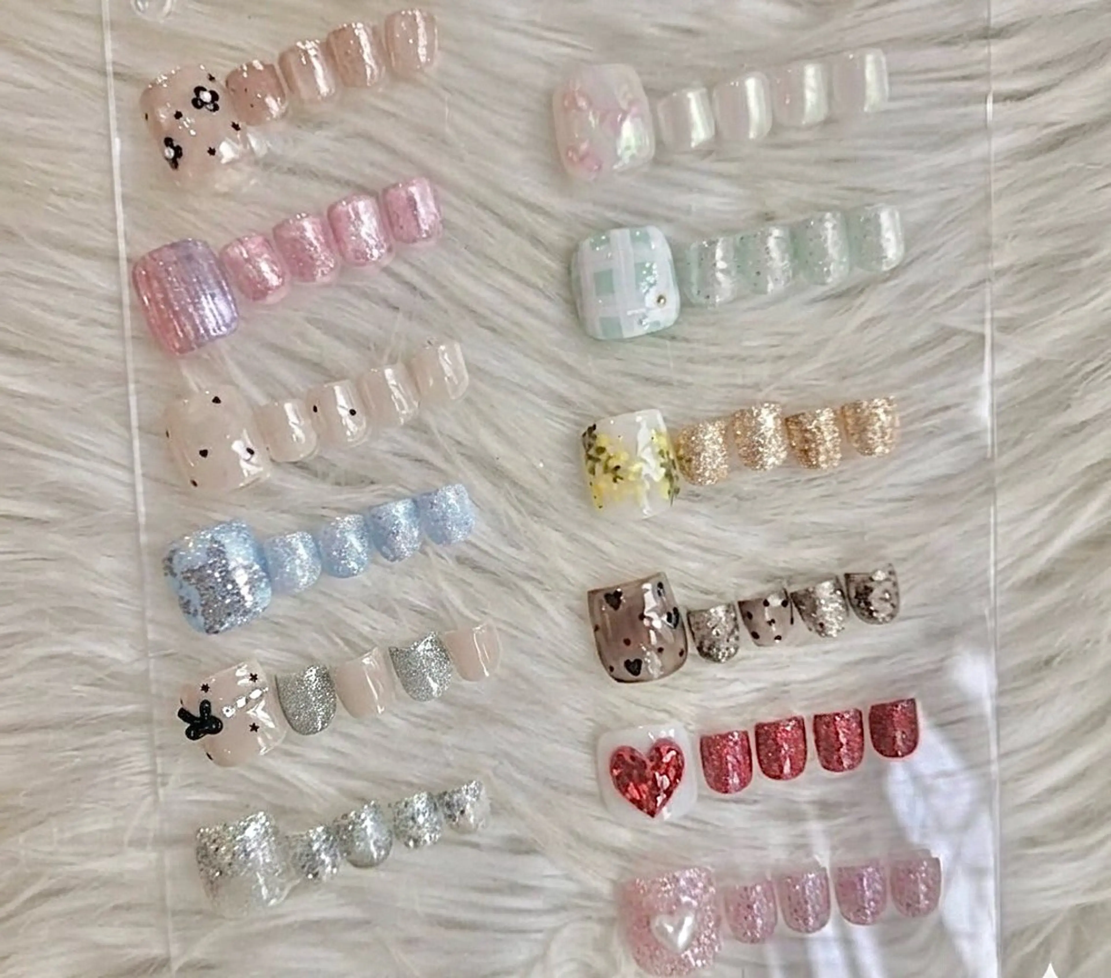 フット ジェルオフ込 定額デザインネイルの写真