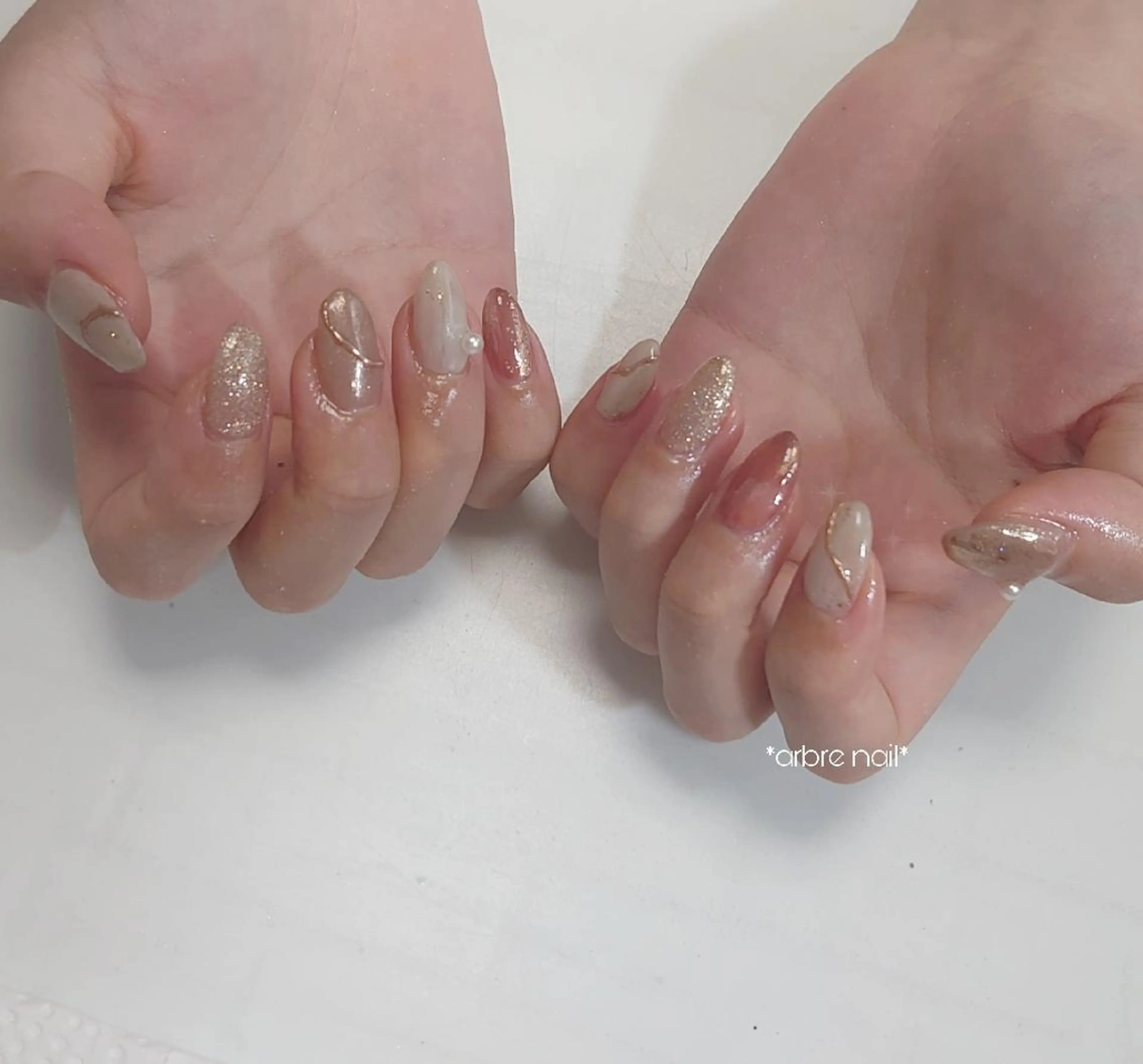 ネイル ＊arbre nail＊.アーブルネイル所属・✯.。 arbre  nail 。✯.のネイルデザイン