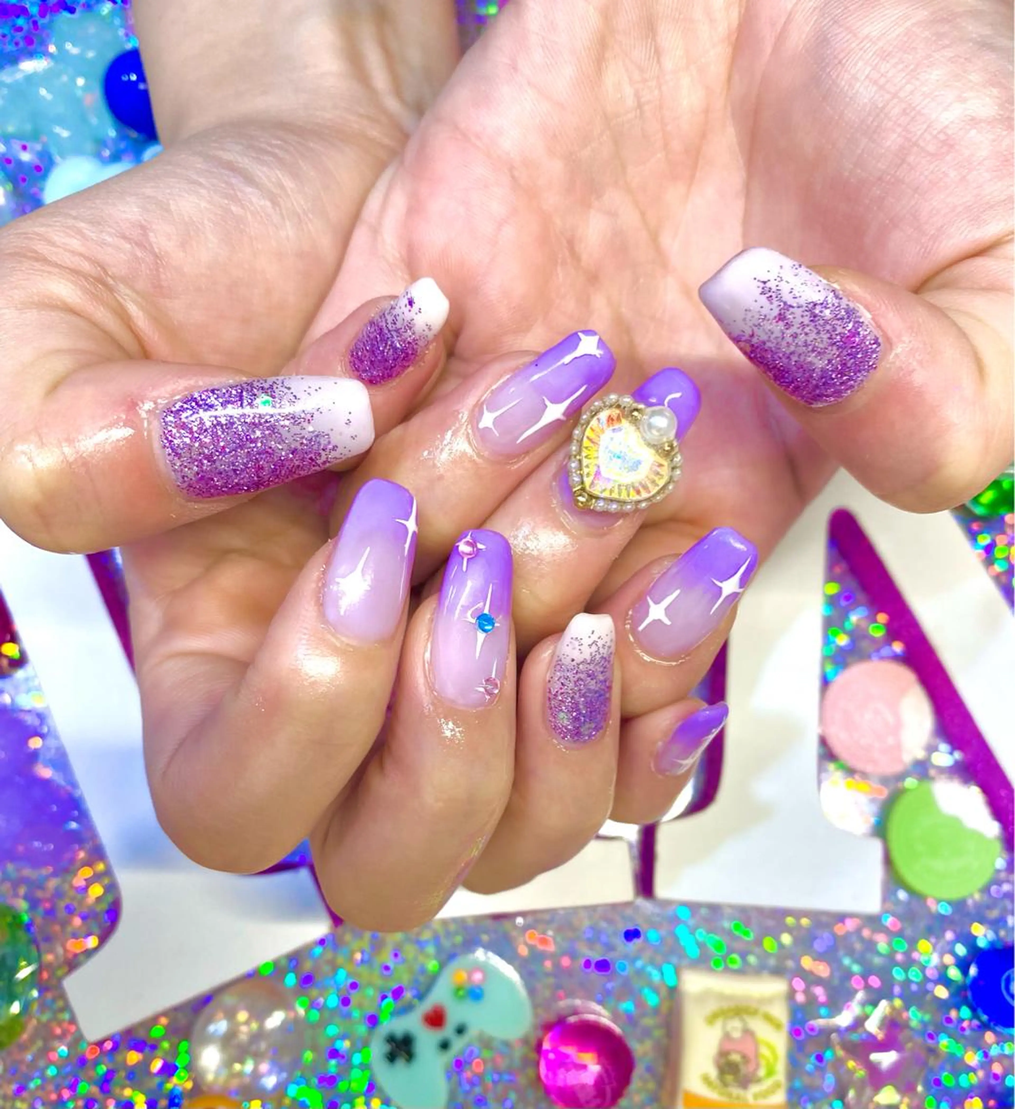 ネイル アートネイル クリアネイル ジェルネイル ニュアンスネイル オフィスネイル 8appy YUKITIN.Bのネイルデザイン