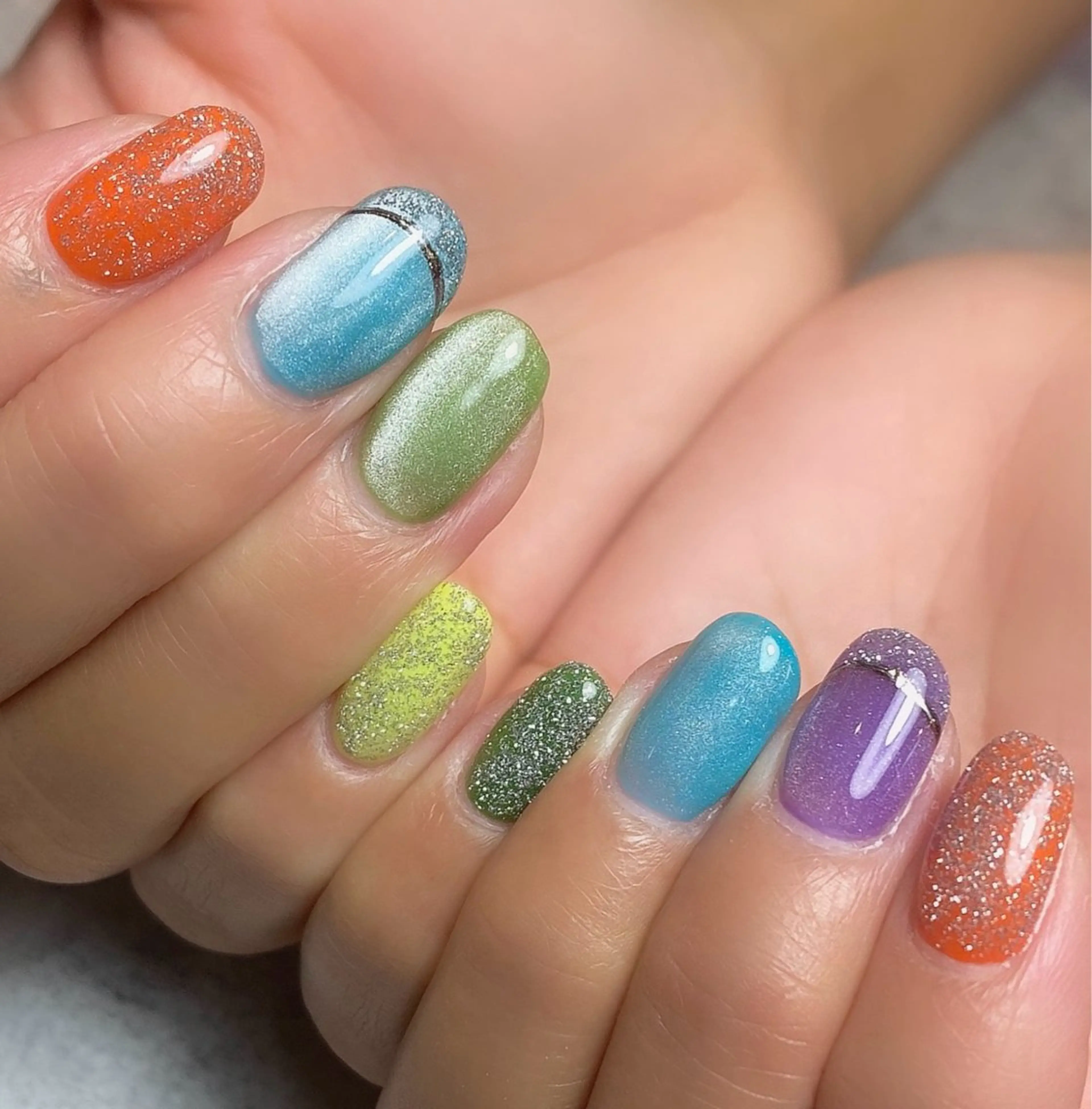 ネイル マグネットネイル ハンドネイル Narumi nailのネイルデザイン